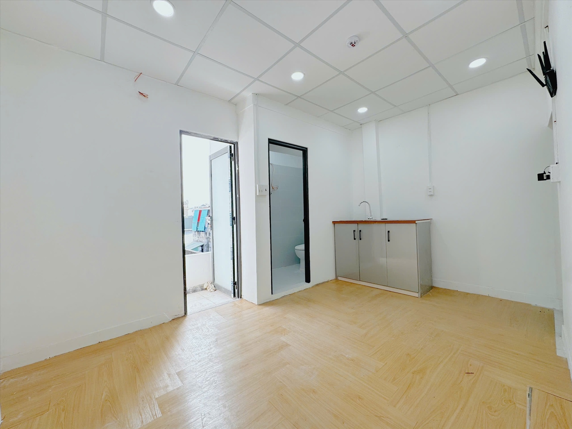 Phòng trọ Studio 25m2 tại Uncle House Nơ Trang Long - Bình Thạnh - Phòng ngủ