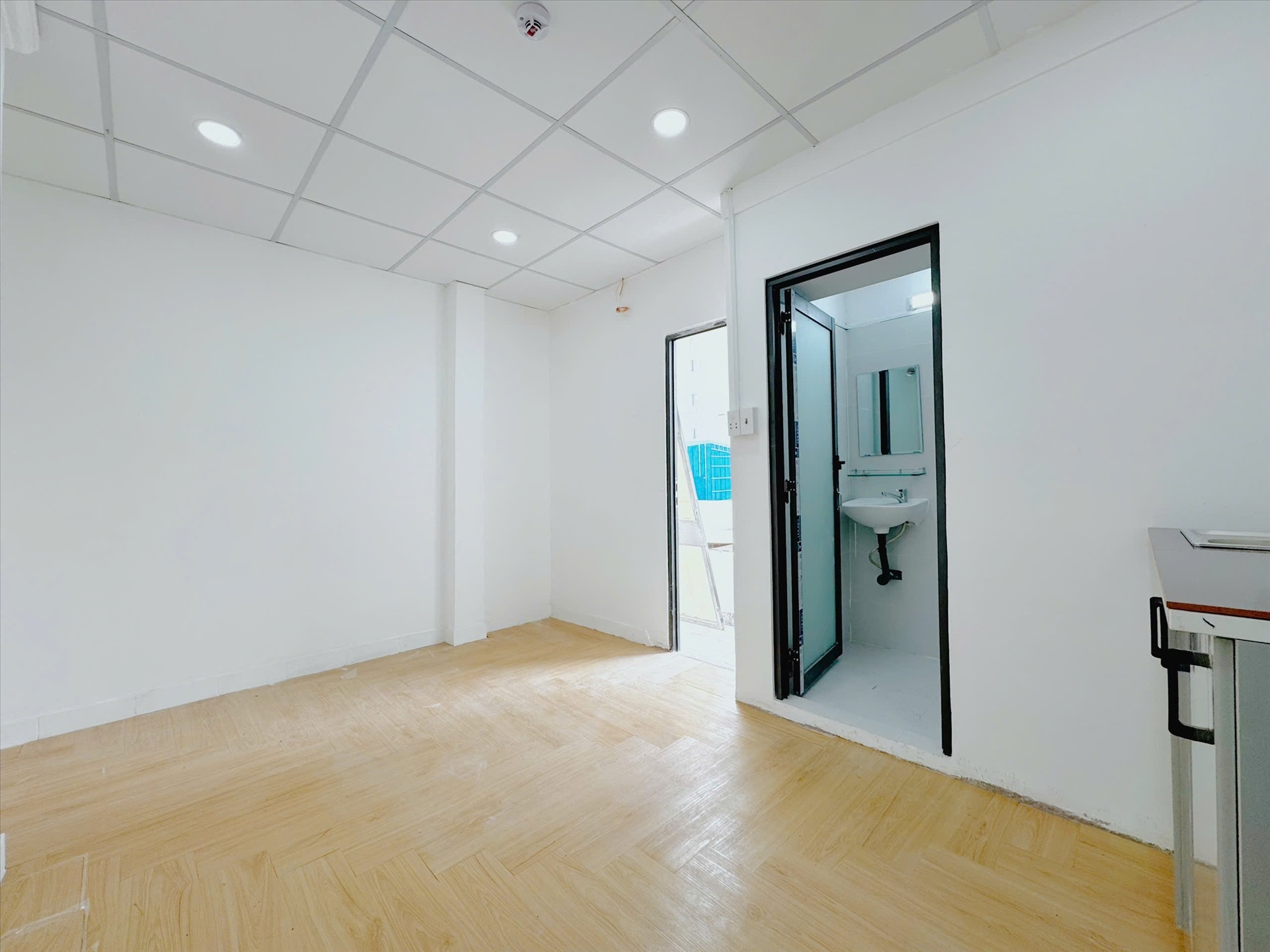 Phòng trọ Studio 25m2 tại Uncle House Nơ Trang Long - Bình Thạnh - Phòng ngủ