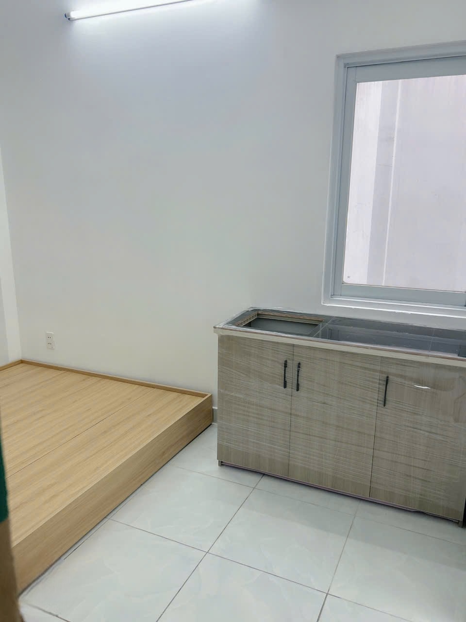 Phòng trọ Studio 20m2 tại LHome Nguyên Hồng - Bình Thạnh - Phòng ngủ