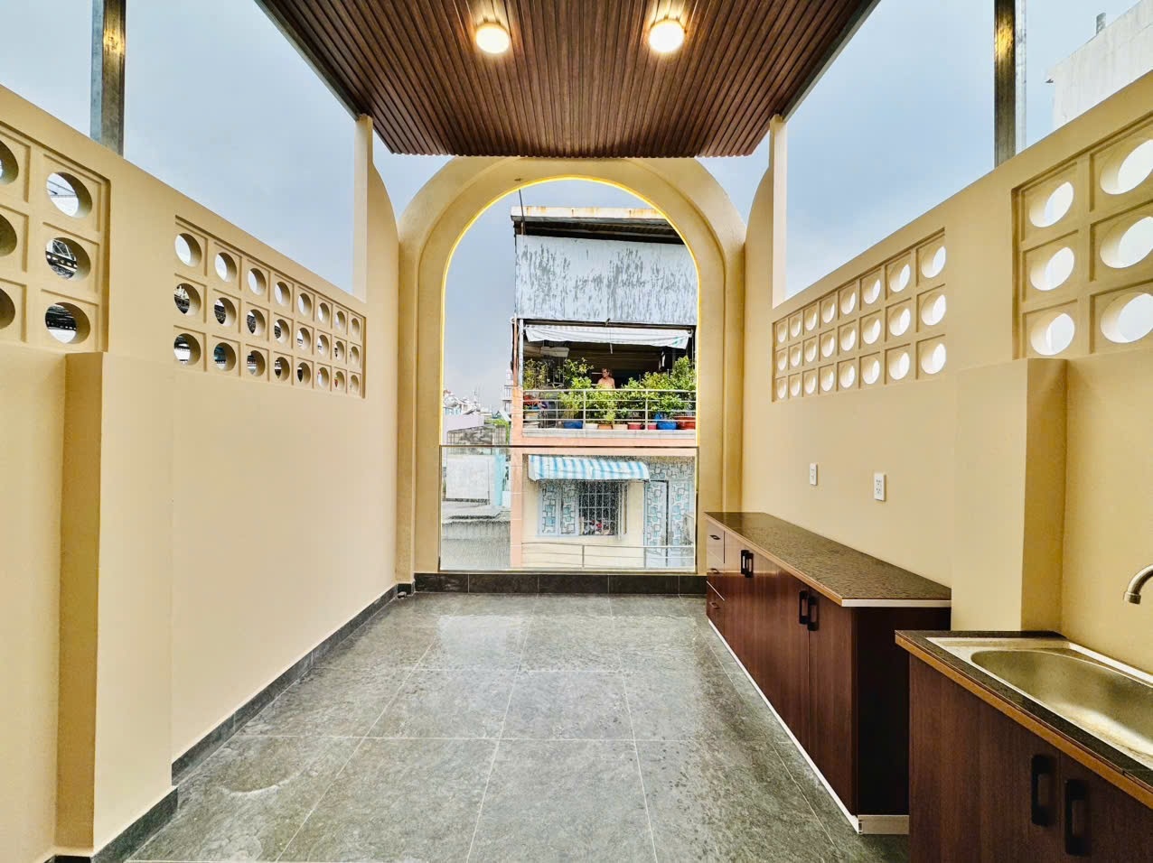 Phòng trọ Studio 25m2 tại AN Home Phan Đình Phùng - Phú Nhuận - Phòng bếp