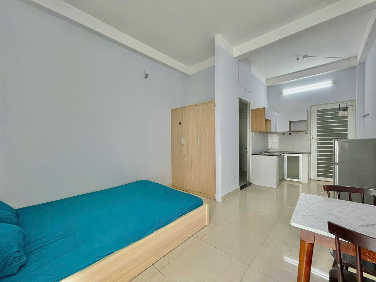 Phòng trọ Studio 25m2 tại Royal Land Đinh Bộ Lĩnh - Bình Thạnh - Phòng ngủ