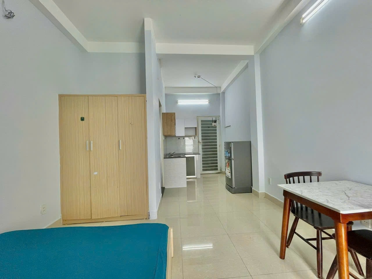 Phòng trọ Studio 25m2 tại Royal Land Đinh Bộ Lĩnh - Bình Thạnh - Phòng ngủ