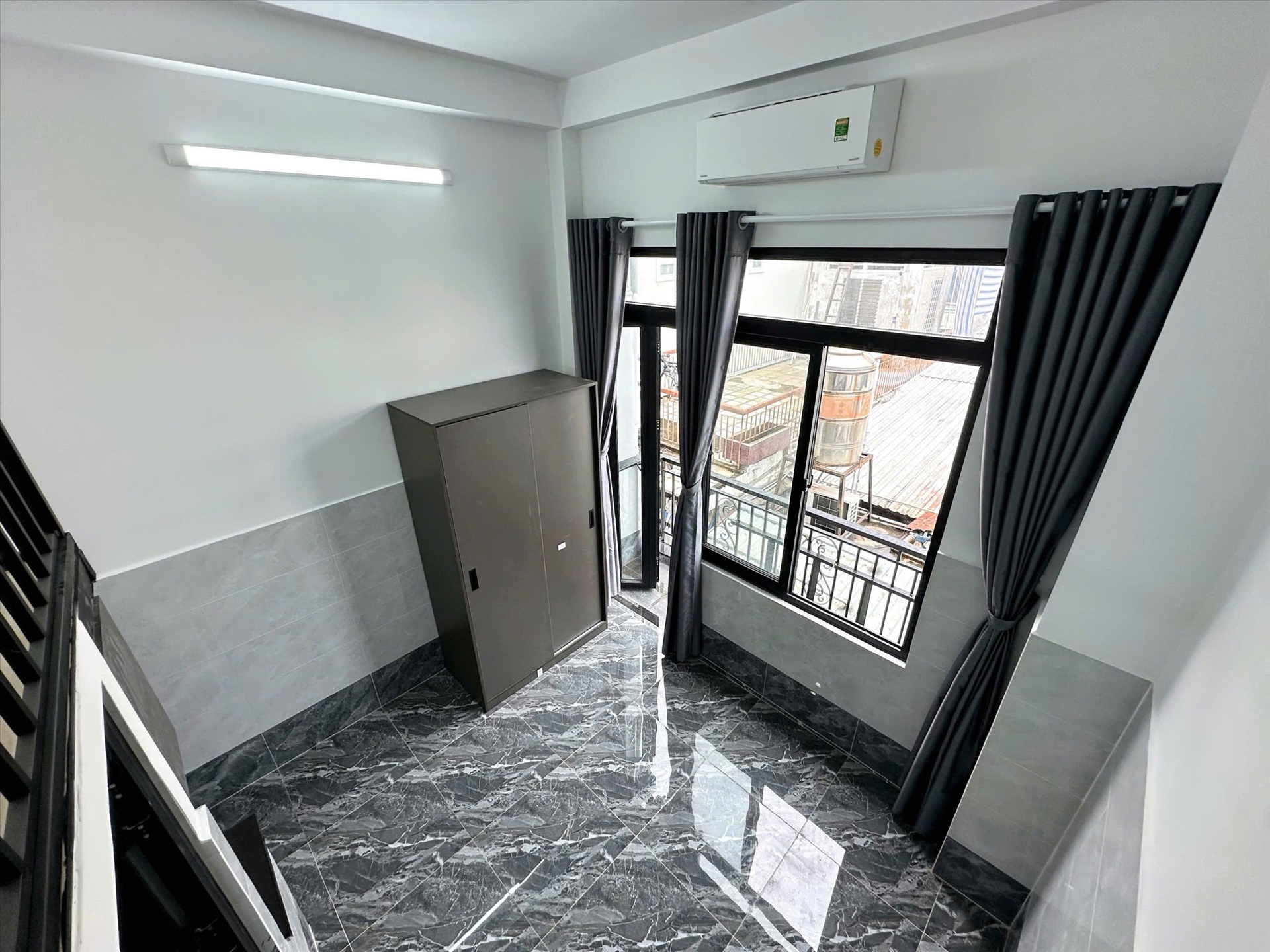 Phòng trọ Studio 25m2 tại PG Home Phan Đình Phùng - Phú Nhuận - Phòng khách