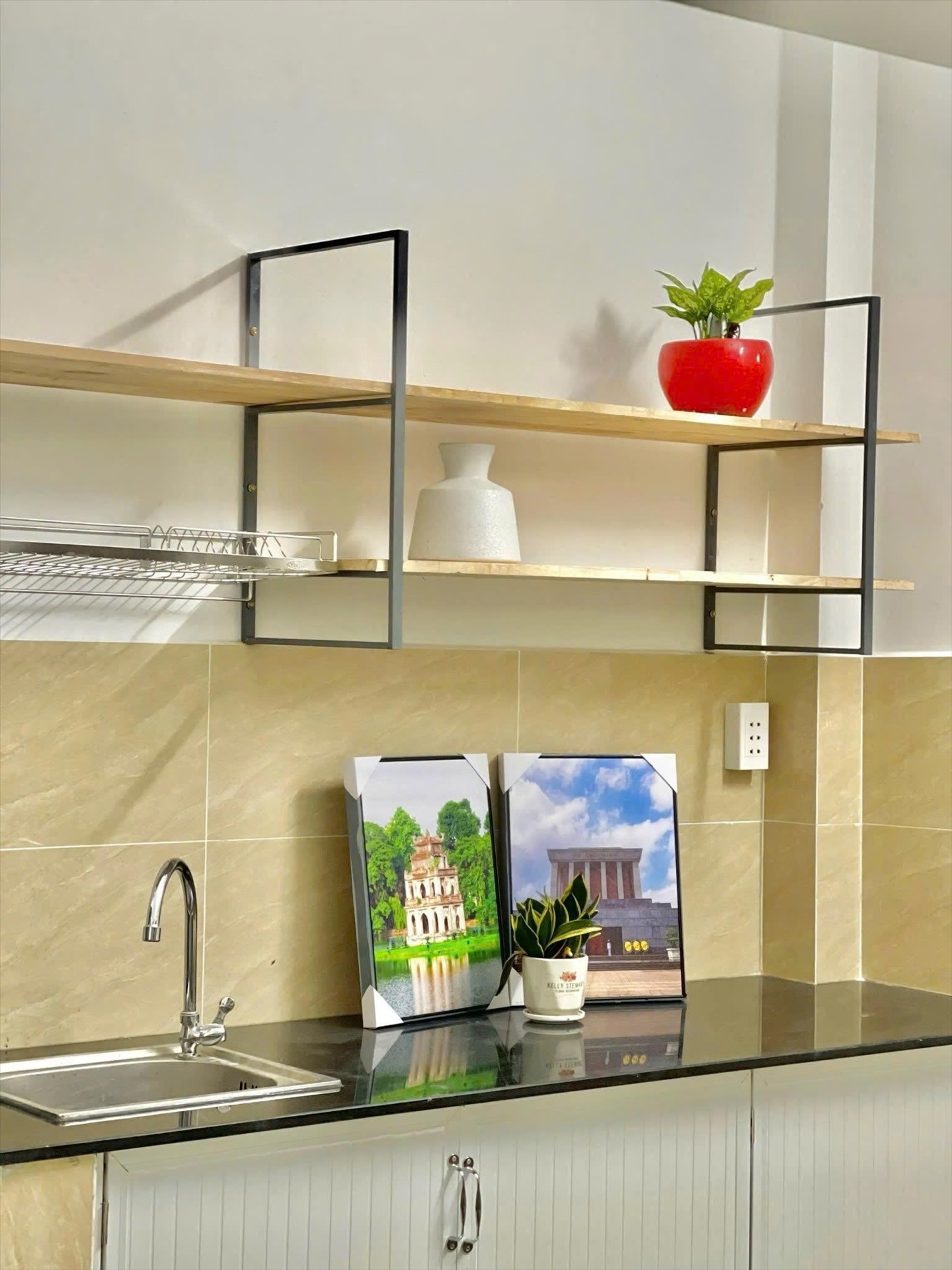 Phòng trọ Duplex 30m2 tại AS Home Nơ Trang Long - Bình Thạnh - Phòng bếp