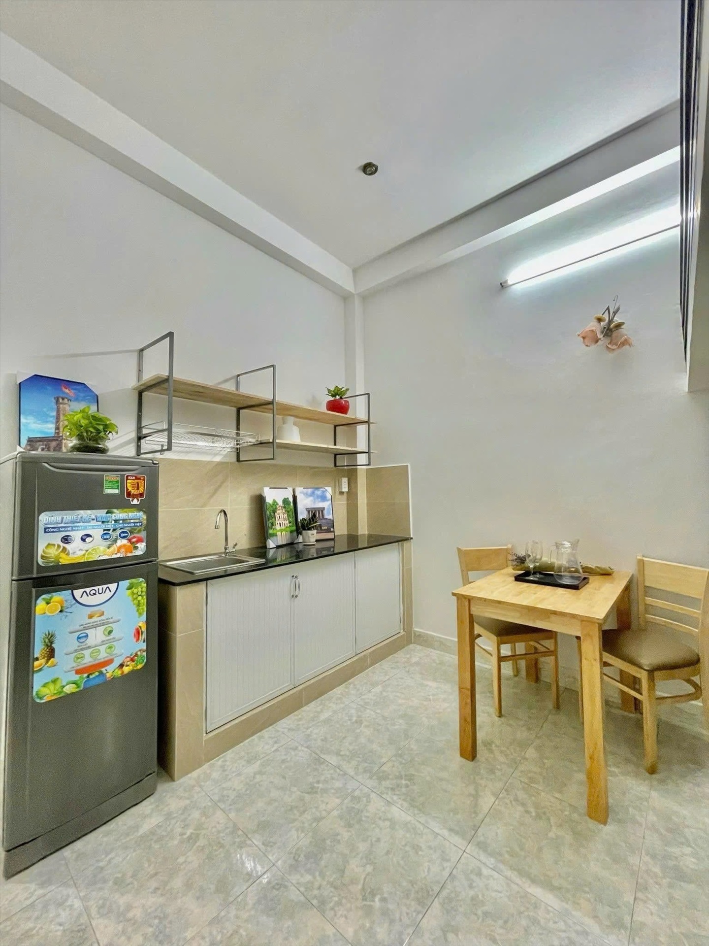 Phòng trọ Duplex 30m2 tại AS Home Nơ Trang Long - Bình Thạnh - Phòng bếp