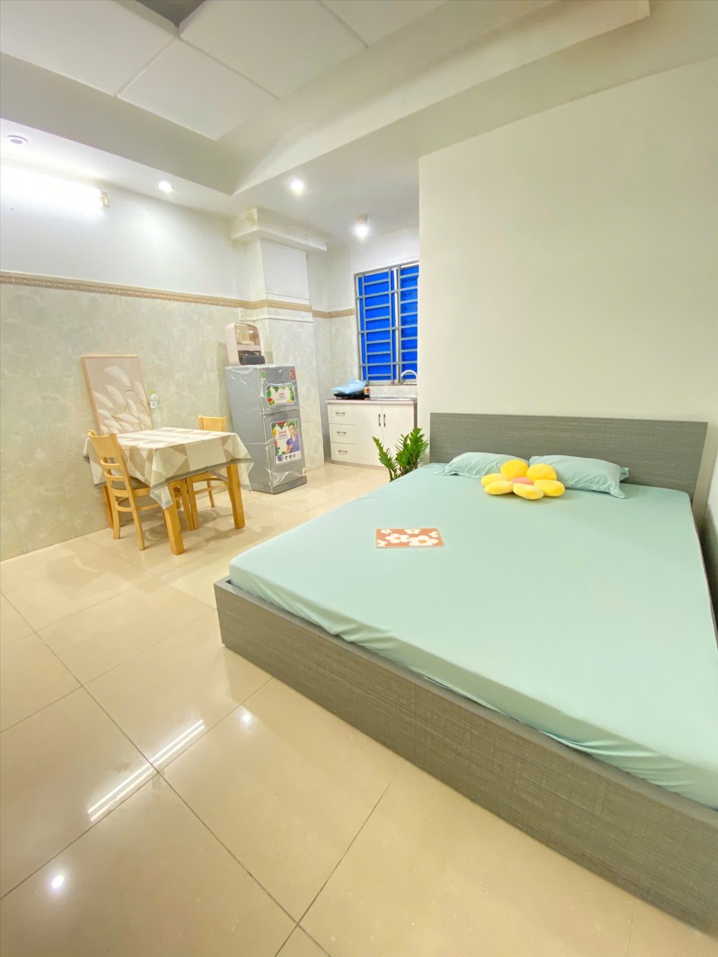 Phòng trọ Studio 25m2 tại Jinjoo Home Nguyễn Hồng Đào - Tân Bình - Phòng ngủ