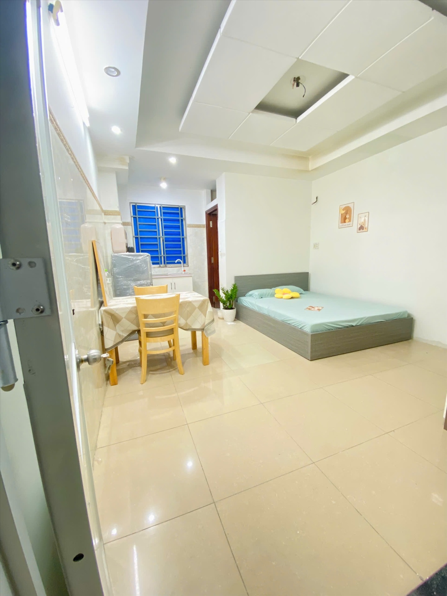 Phòng trọ Studio 25m2 tại Jinjoo Home Nguyễn Hồng Đào - Tân Bình - Phòng ngủ