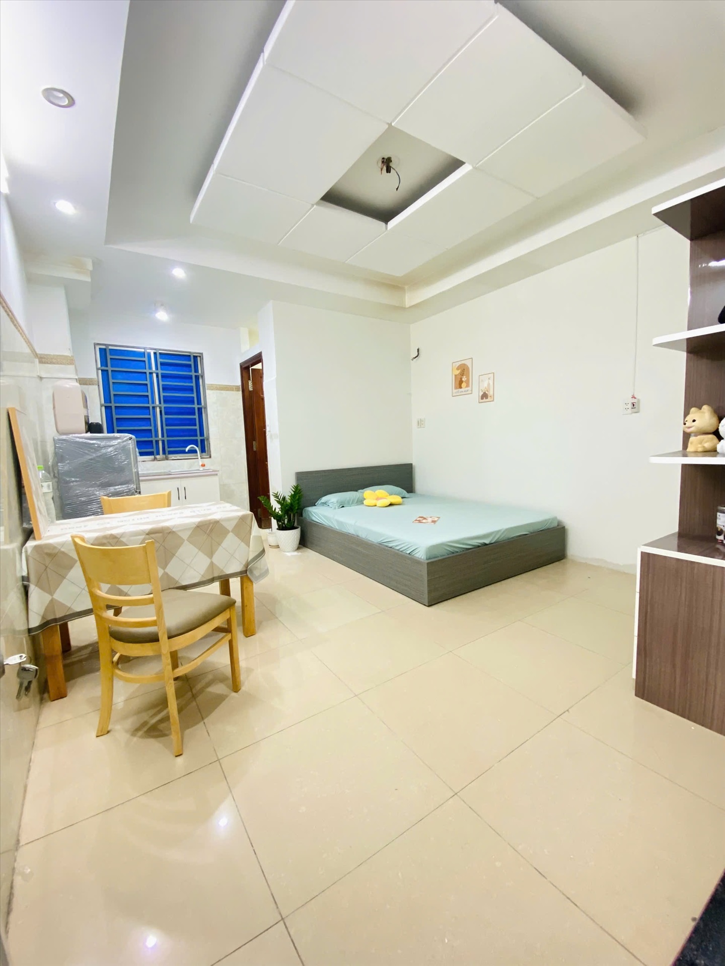 Phòng trọ Studio 25m2 tại Jinjoo Home Nguyễn Hồng Đào - Tân Bình - Phòng ngủ