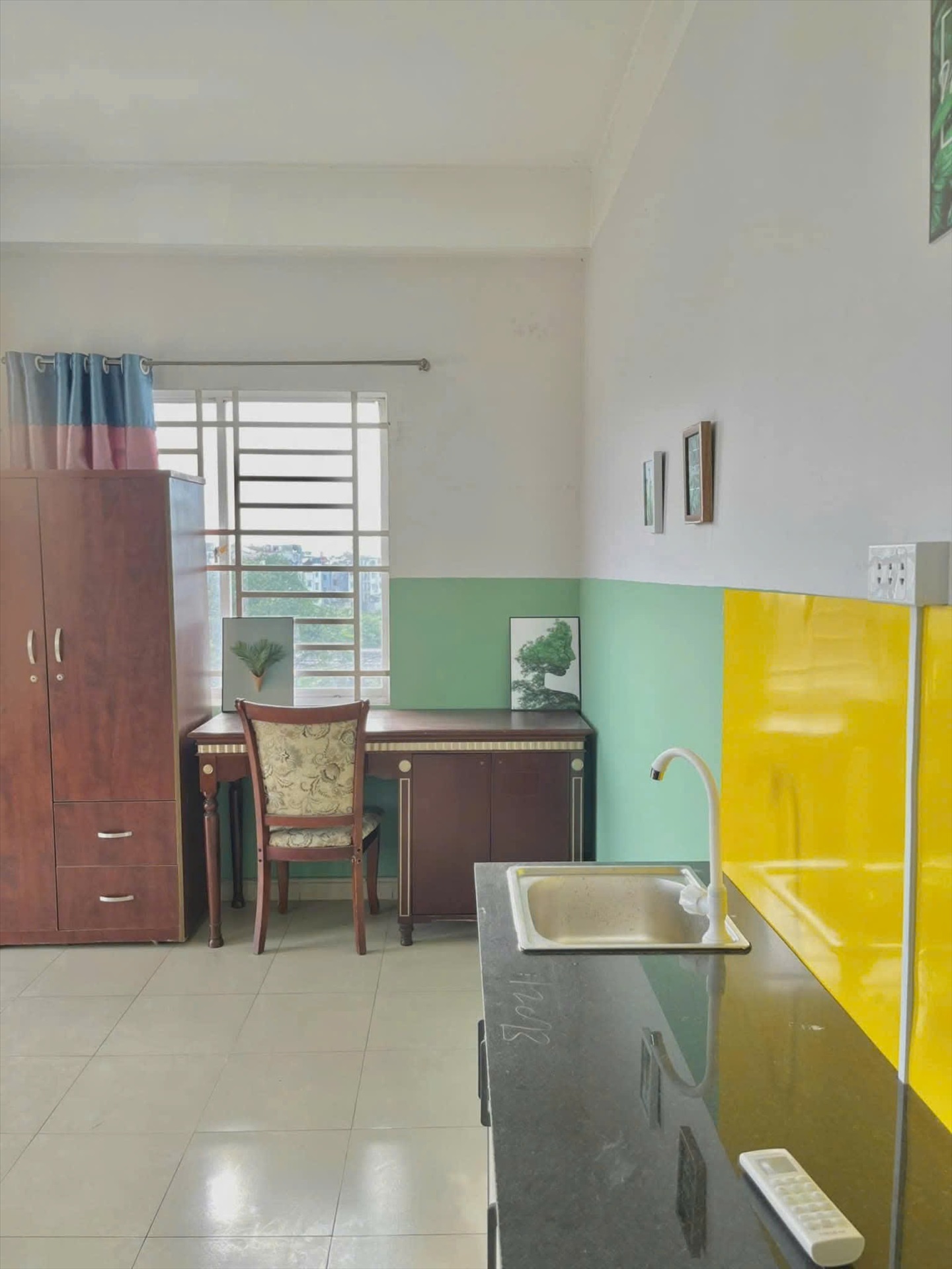 Phòng trọ Studio 30m2 tại HK Home Quốc Lộ 13 - Bình Thạnh - Phòng bếp