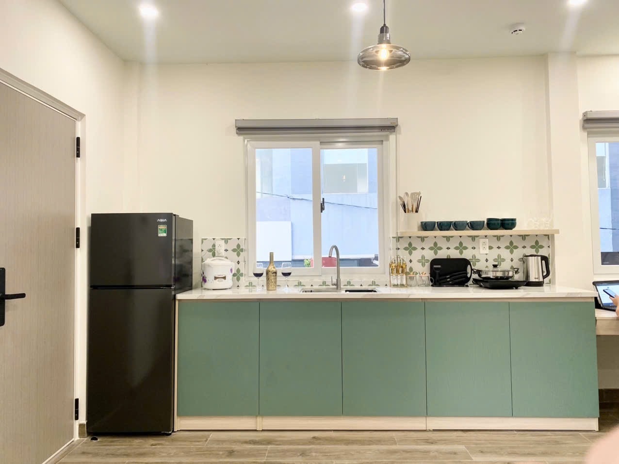 Phòng trọ Studio 40m2 tại Space Home Huỳnh Khương Ninh - Quận 1 - Phòng bếp