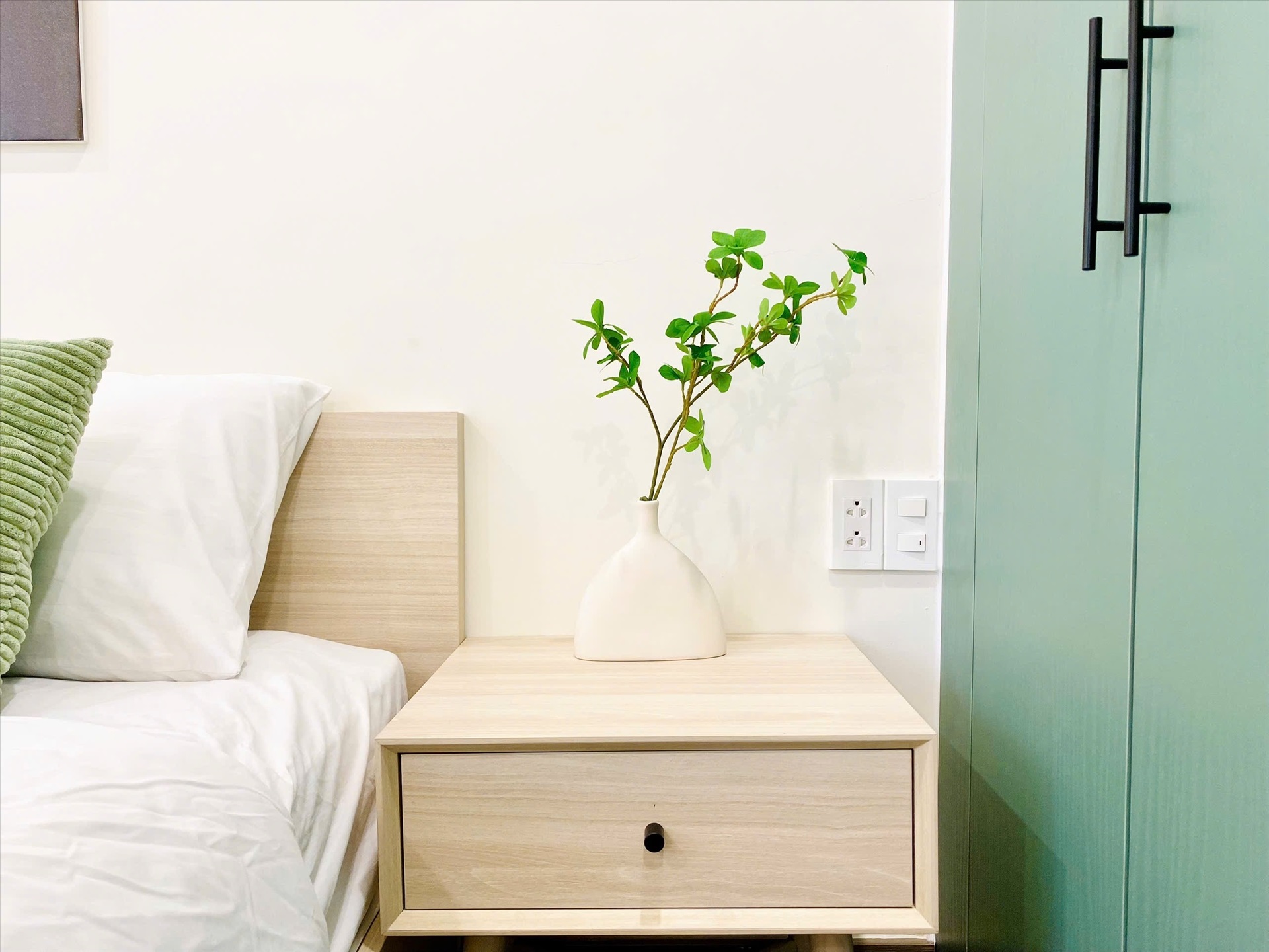 Phòng trọ Studio 40m2 tại Space Home Huỳnh Khương Ninh - Quận 1 - Phòng ngủ