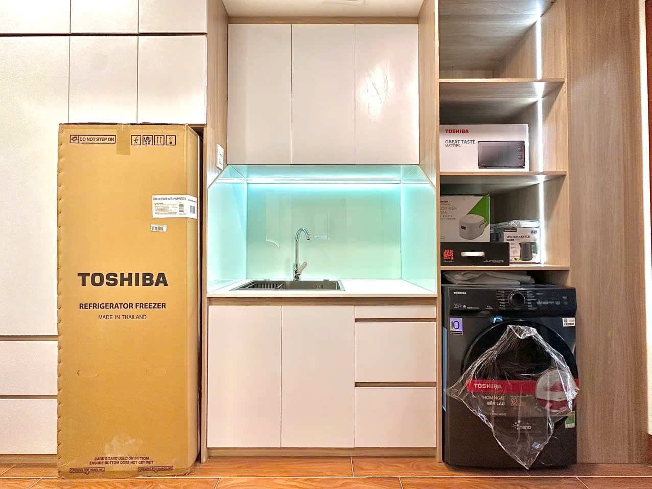 Phòng trọ Studio 30m2 tại AH House Trần Đình Xu - Quận 1 - Phòng bếp