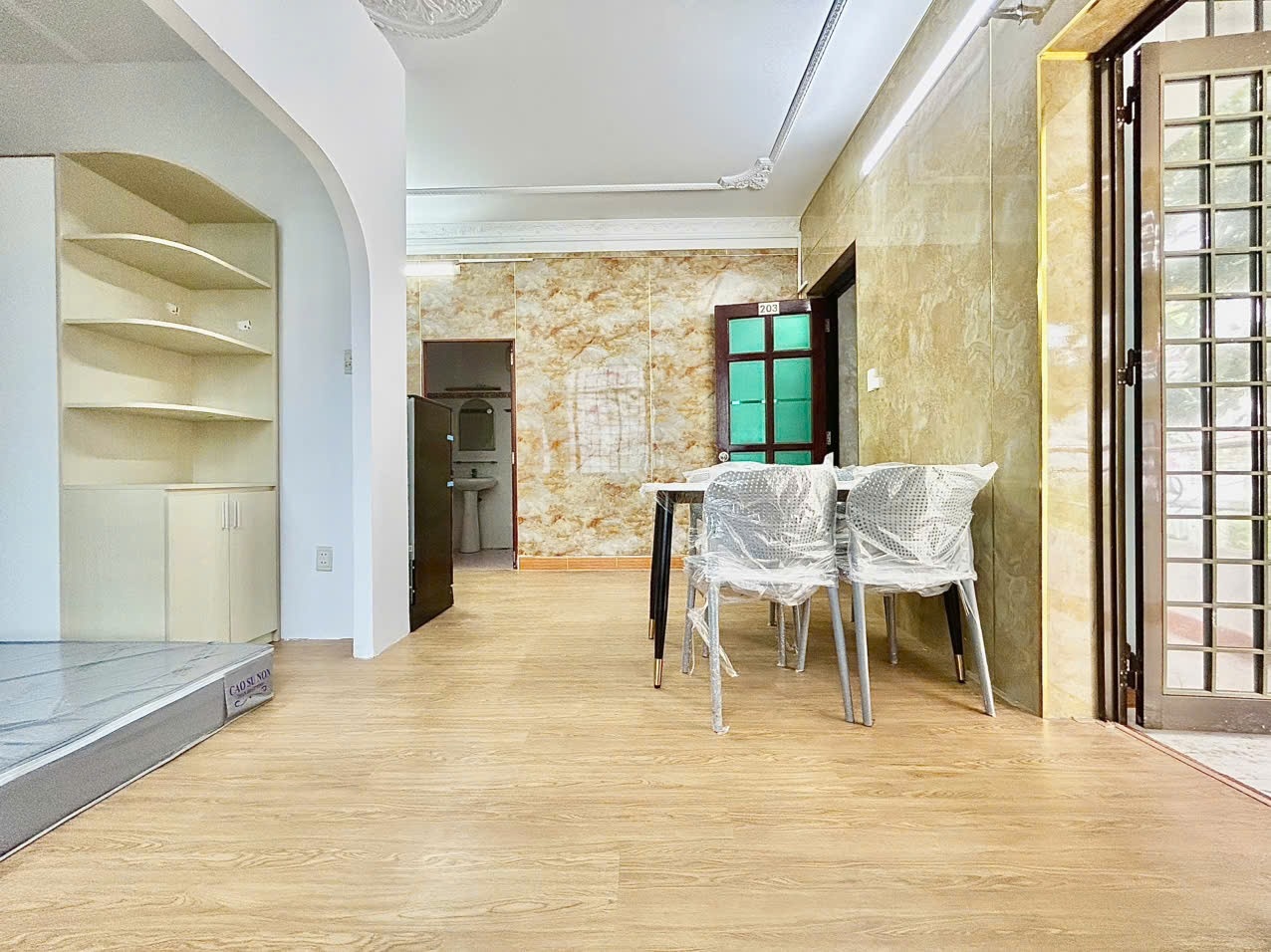 Phòng trọ 1 Phòng ngủ 30m2 tại CT Home Võ Oanh - Bình Thạnh - Phòng khách