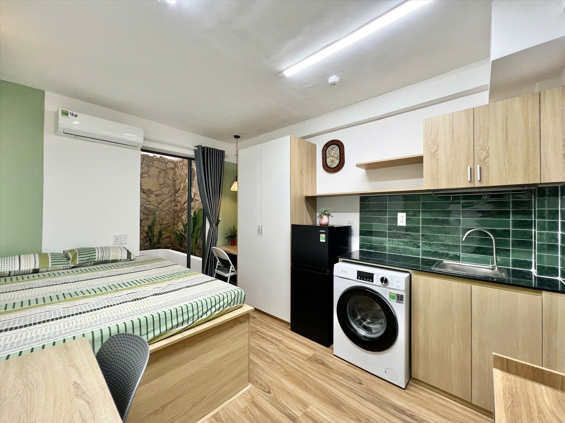 Phòng trọ Studio 30m2 tại HL Apartment Sông Thương - Tân Bình - Phòng ngủ