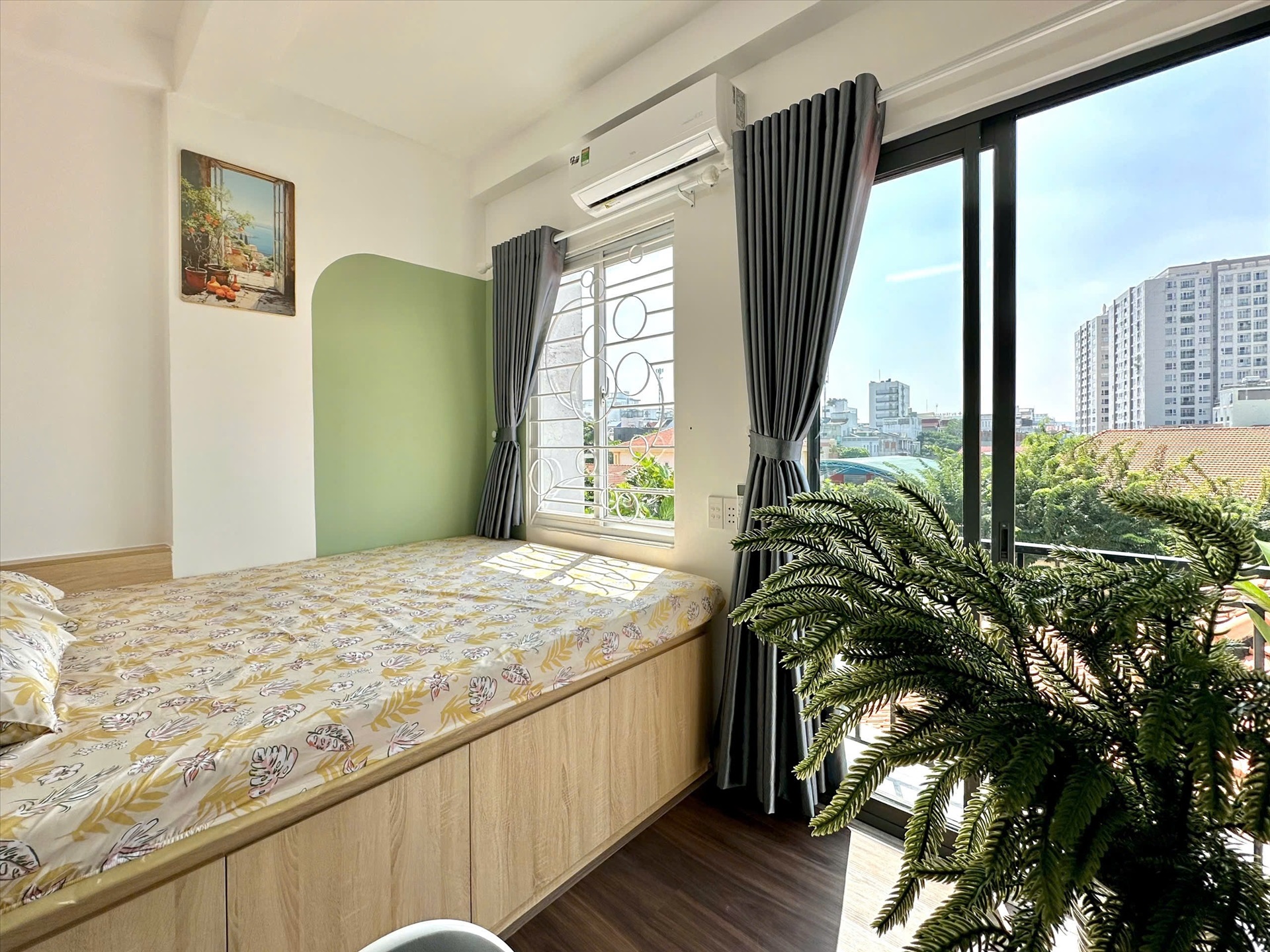Phòng trọ 1 Phòng ngủ 35m2 tại HL Apartment Sông Thương - Tân Bình - Phòng ngủ