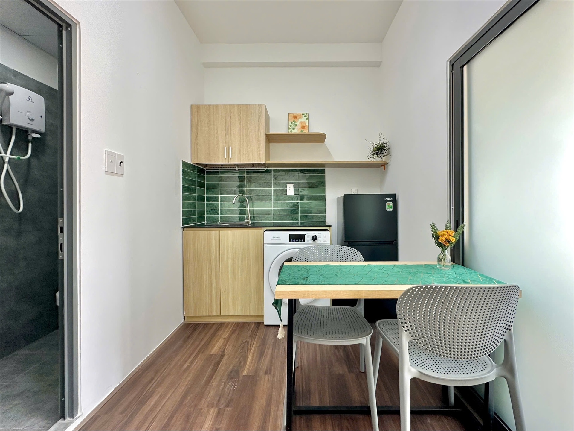 Phòng trọ 1 Phòng ngủ 35m2 tại HL Apartment Sông Thương - Tân Bình - Phòng bếp