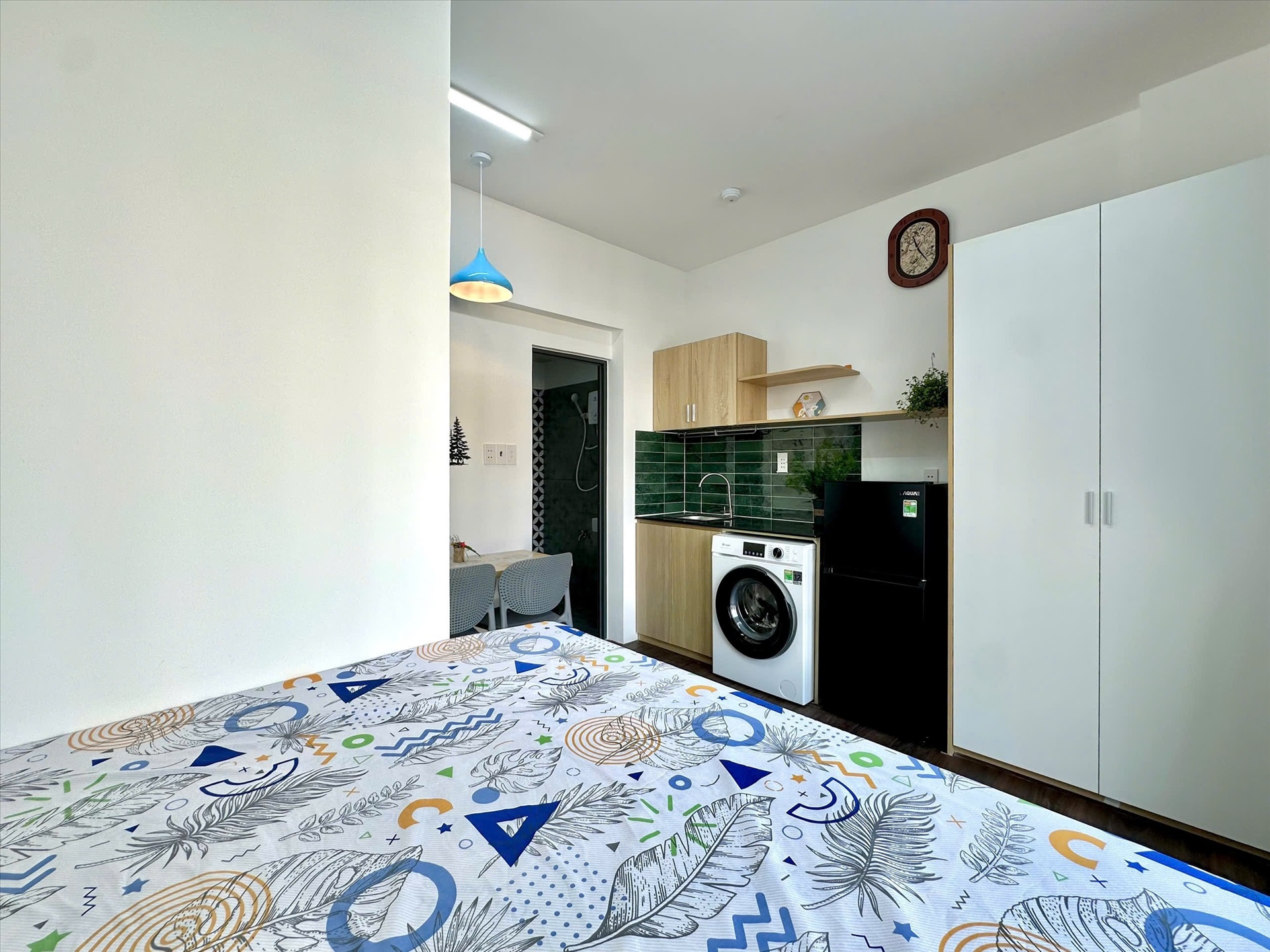 Phòng trọ Studio 30m2 tại HL Apartment Sông Thương - Tân Bình - Phòng ngủ