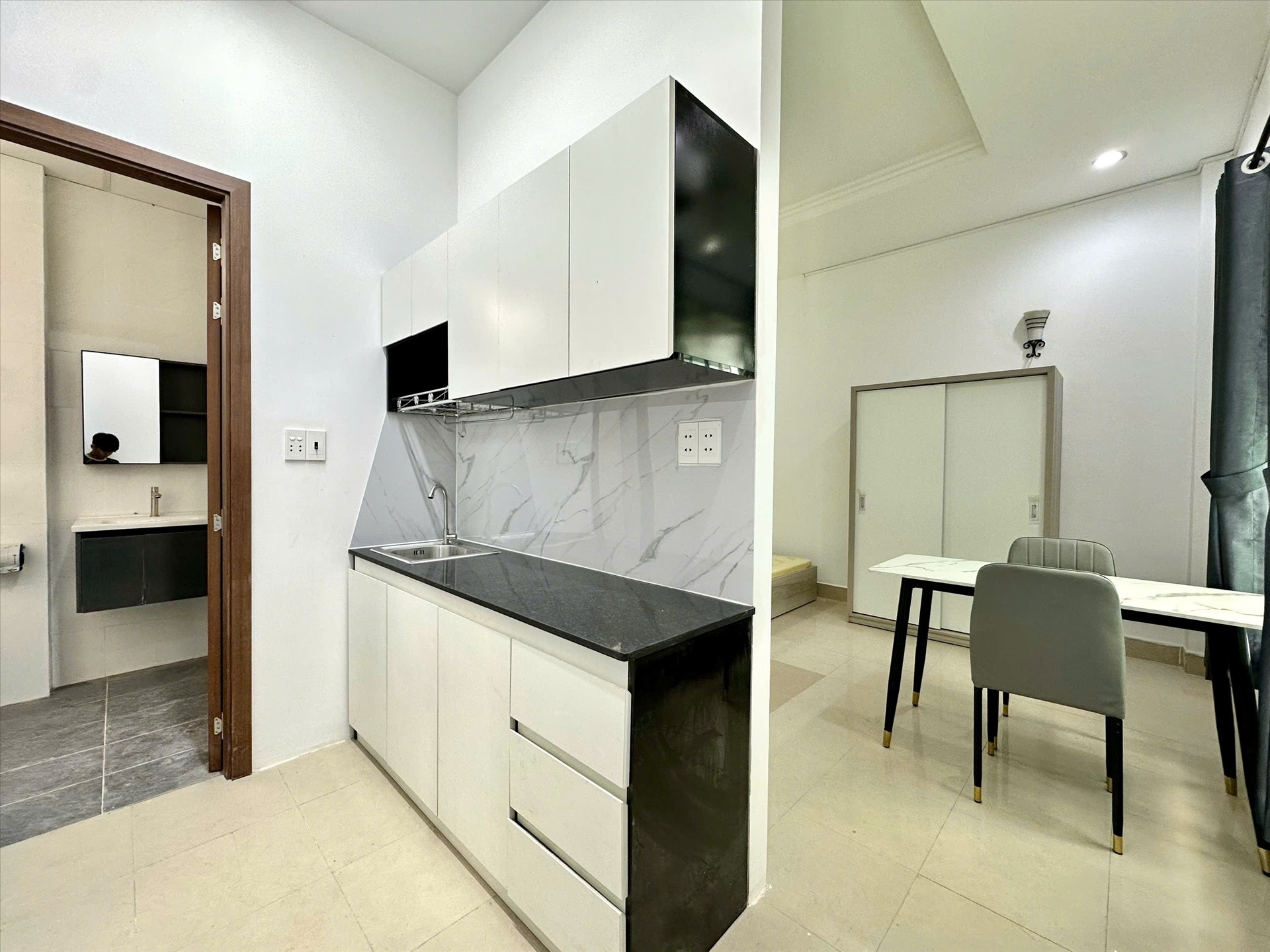 Phòng trọ 1 Phòng ngủ 30m2 tại ST Home Phạm Văn Hai - Tân Bình - Phòng bếp