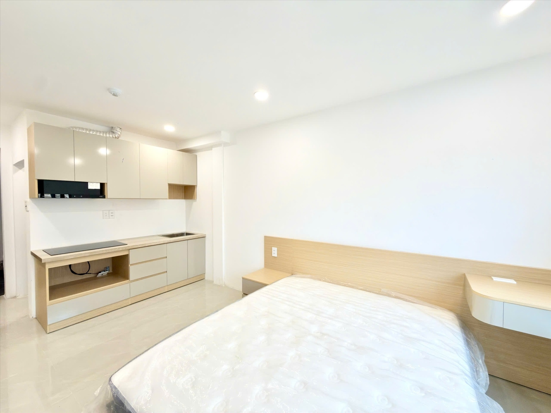 Phòng trọ Studio 35m2 tại Joo House Nguyễn Văn Cừ - Quận 1 - Phòng ngủ