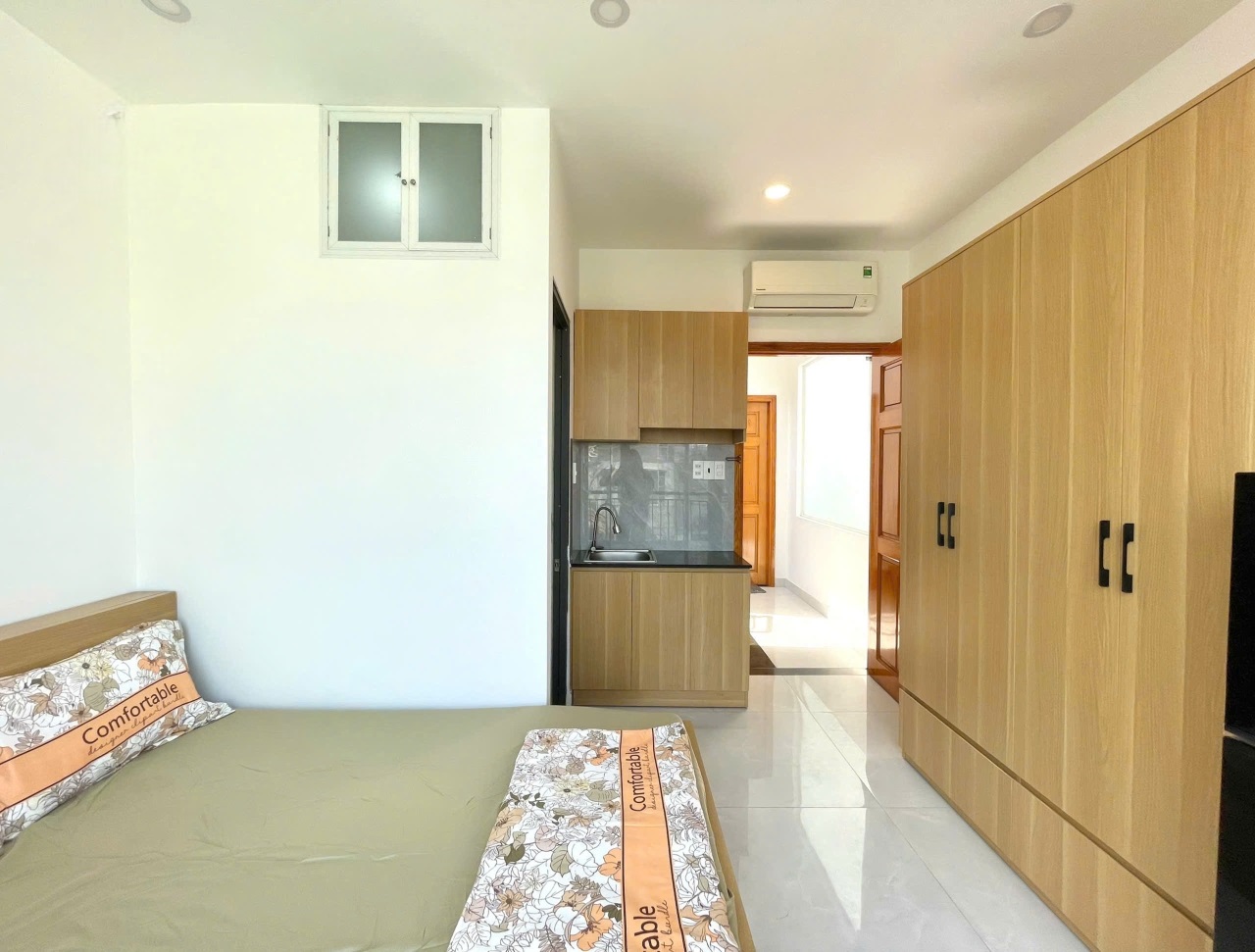 Phòng trọ Studio 25m2 tại Jinjoo Home 1 Xô Viết Nghệ Tĩnh - Bình Thạnh - Phòng ngủ