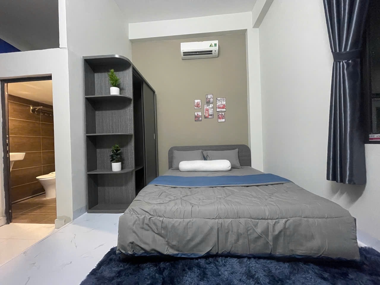 Phòng trọ Studio 20m2 tại HD Home Nguyễn Bặc - Tân Bình - Phòng ngủ