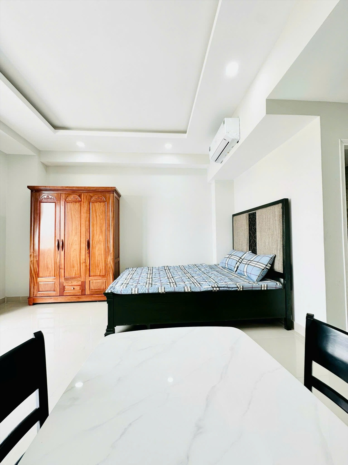 Phòng trọ Studio 30m2 tại Diamond House Bạch Đằng - Bình Thạnh - Phòng ngủ