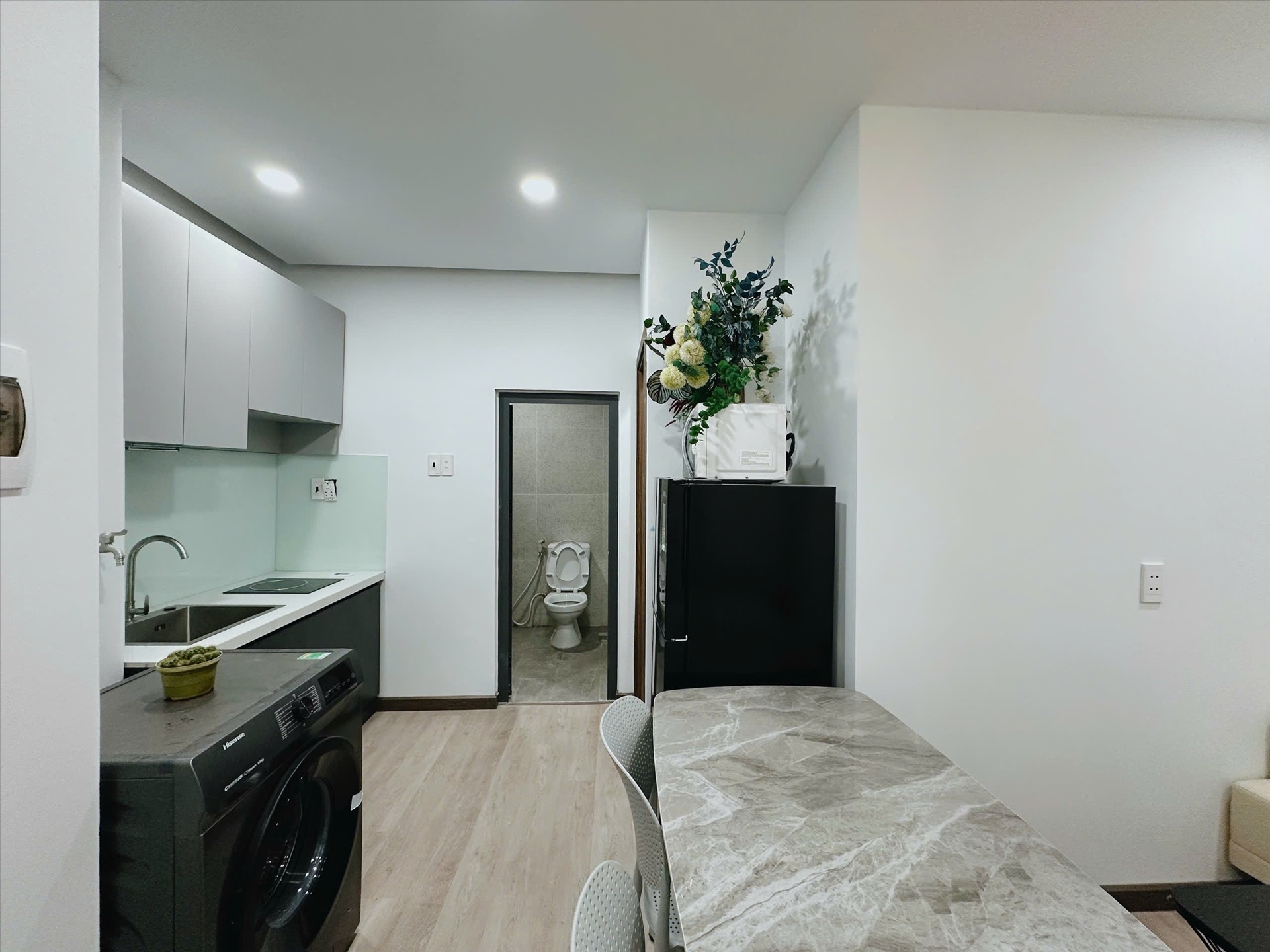 Phòng trọ 2 Phòng ngủ 40m2 tại CH Home Nguyễn Khuyến - Bình Thạnh - Phòng khách