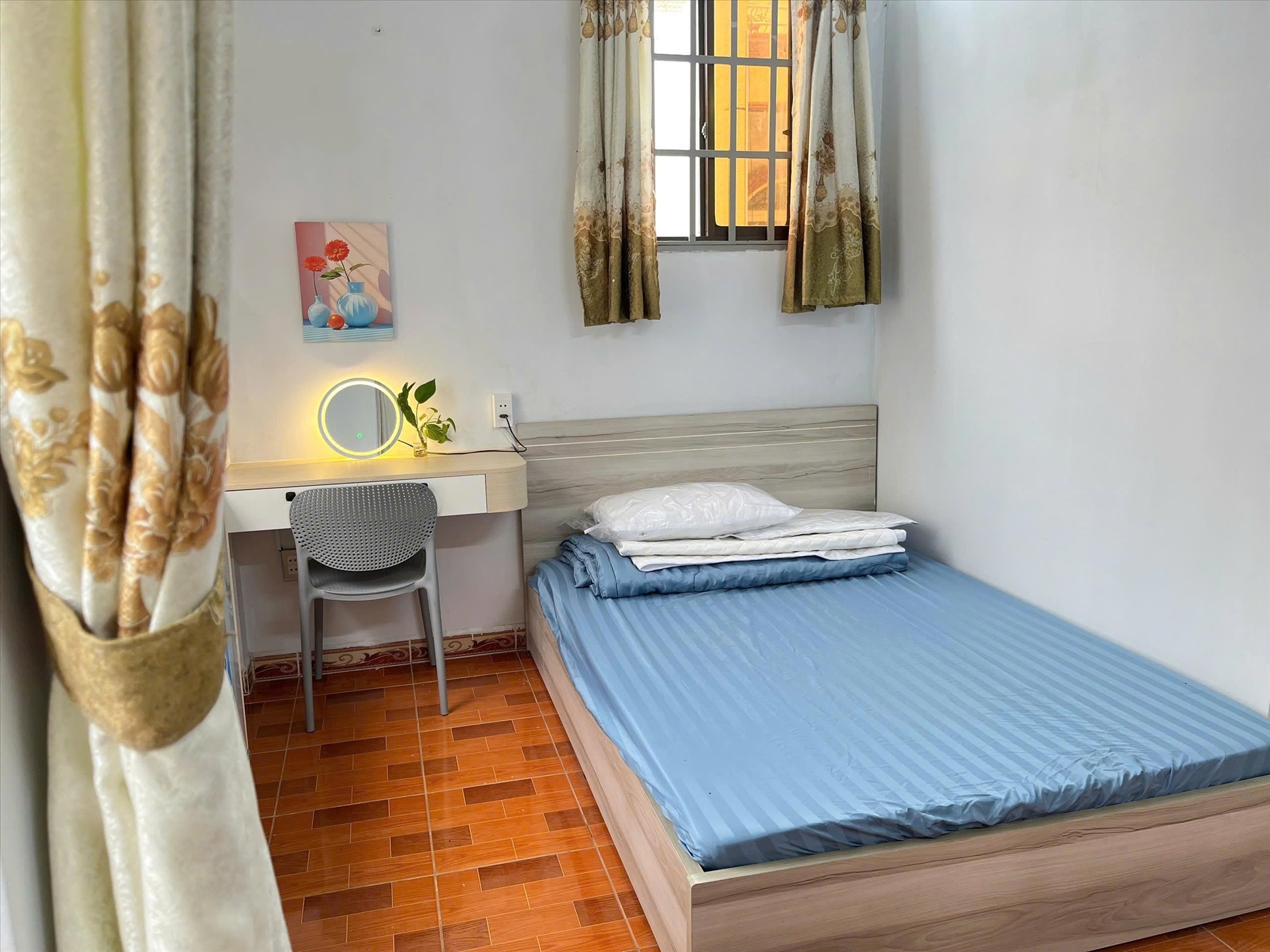 Phòng trọ Studio 20m2 tại AT Home Phan Xích Long - Phú Nhuận - Phòng ngủ