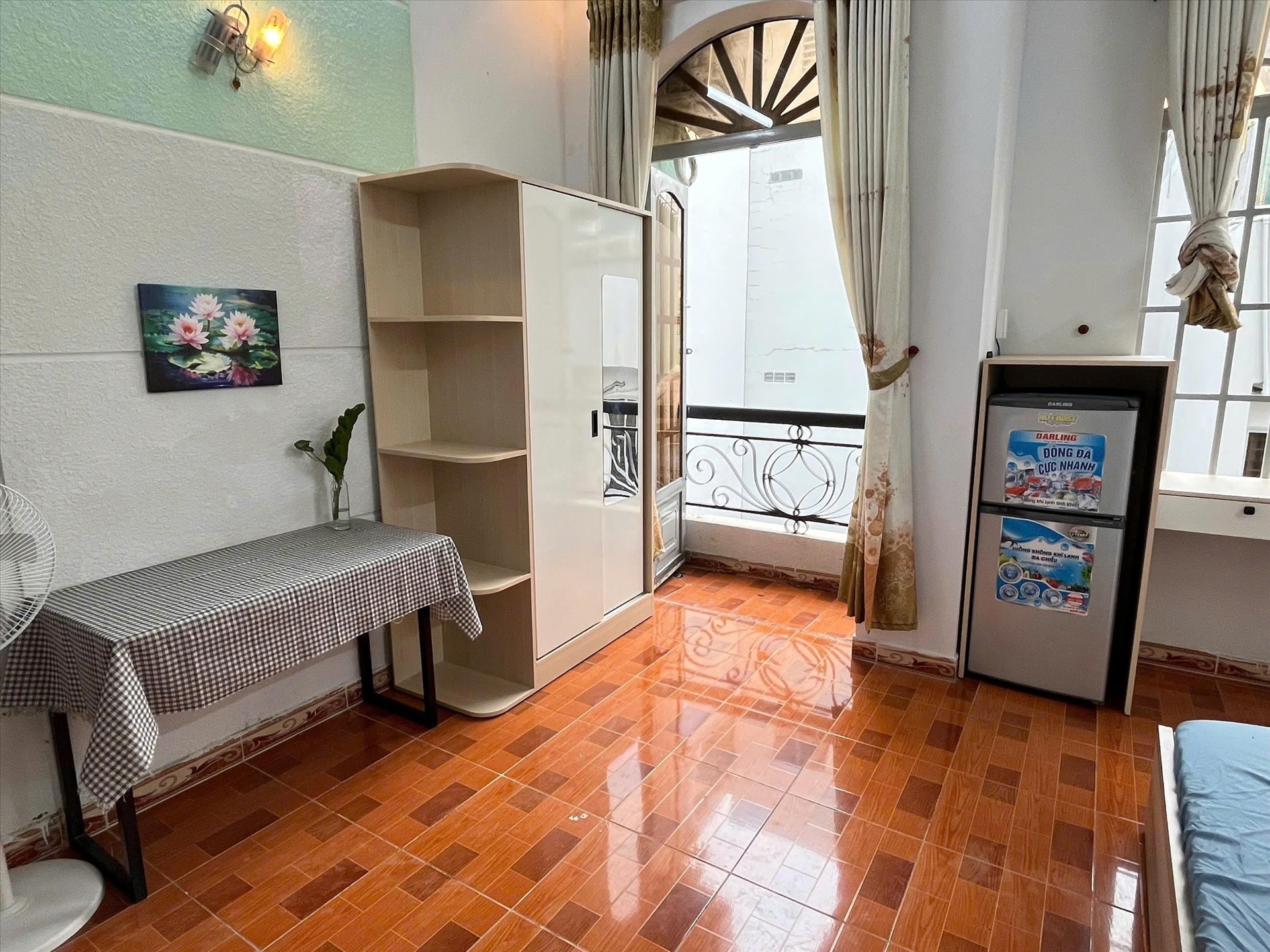 Phòng trọ Studio 20m2 tại AT Home Phan Xích Long - Phú Nhuận - Phòng ngủ