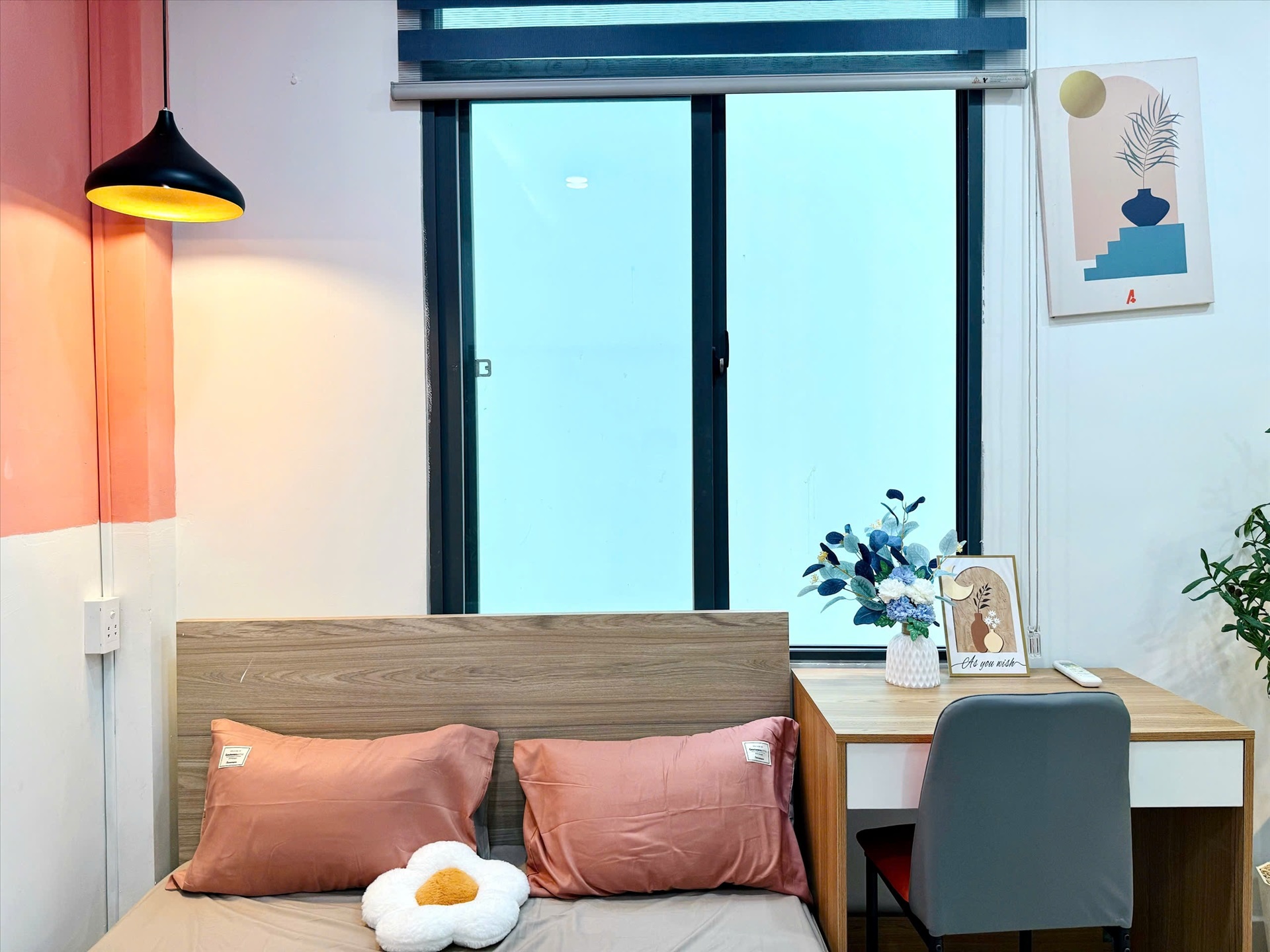 Phòng trọ Studio 20m2 tại SWEETHOME Vạn Kiếp - Bình Thạnh - Phòng ngủ