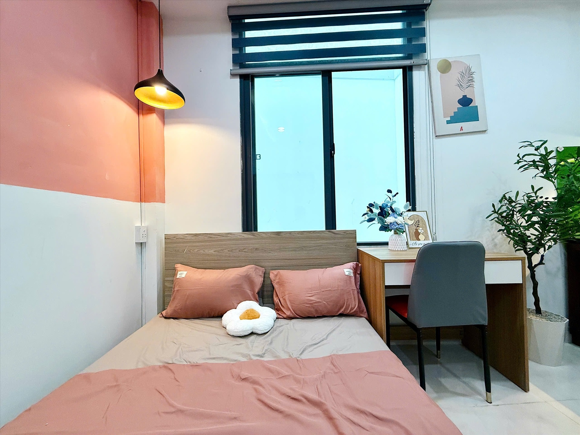 Phòng trọ Studio 20m2 tại SWEETHOME Vạn Kiếp - Bình Thạnh - Phòng ngủ