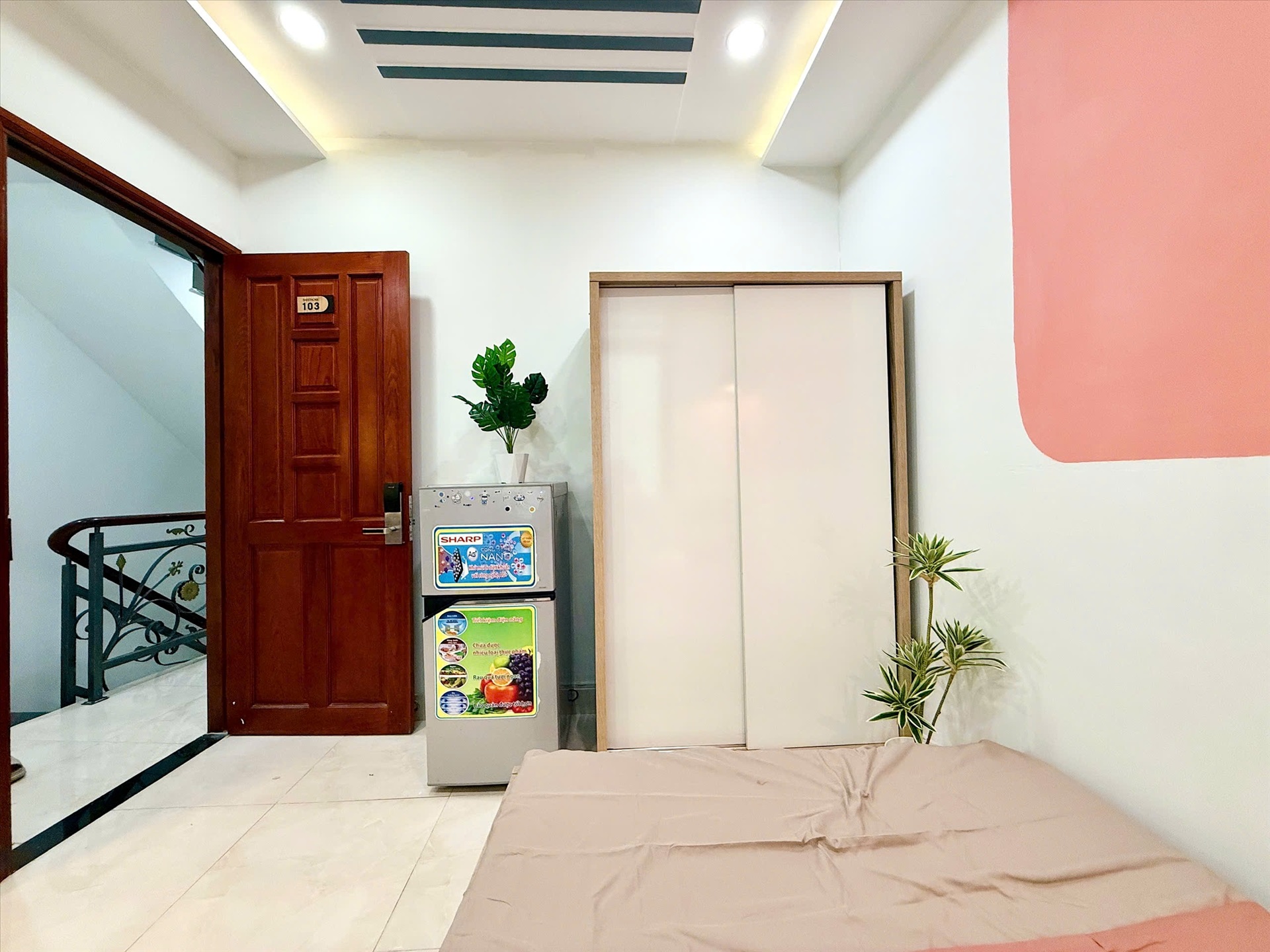 Phòng trọ Studio 20m2 tại SWEETHOME Vạn Kiếp - Bình Thạnh - Phòng ngủ