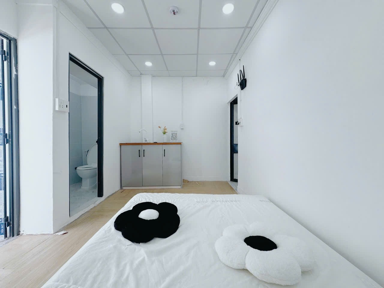 Phòng trọ Studio 25m2 tại Uncle House Nơ Trang Long - Bình Thạnh - Phòng ngủ