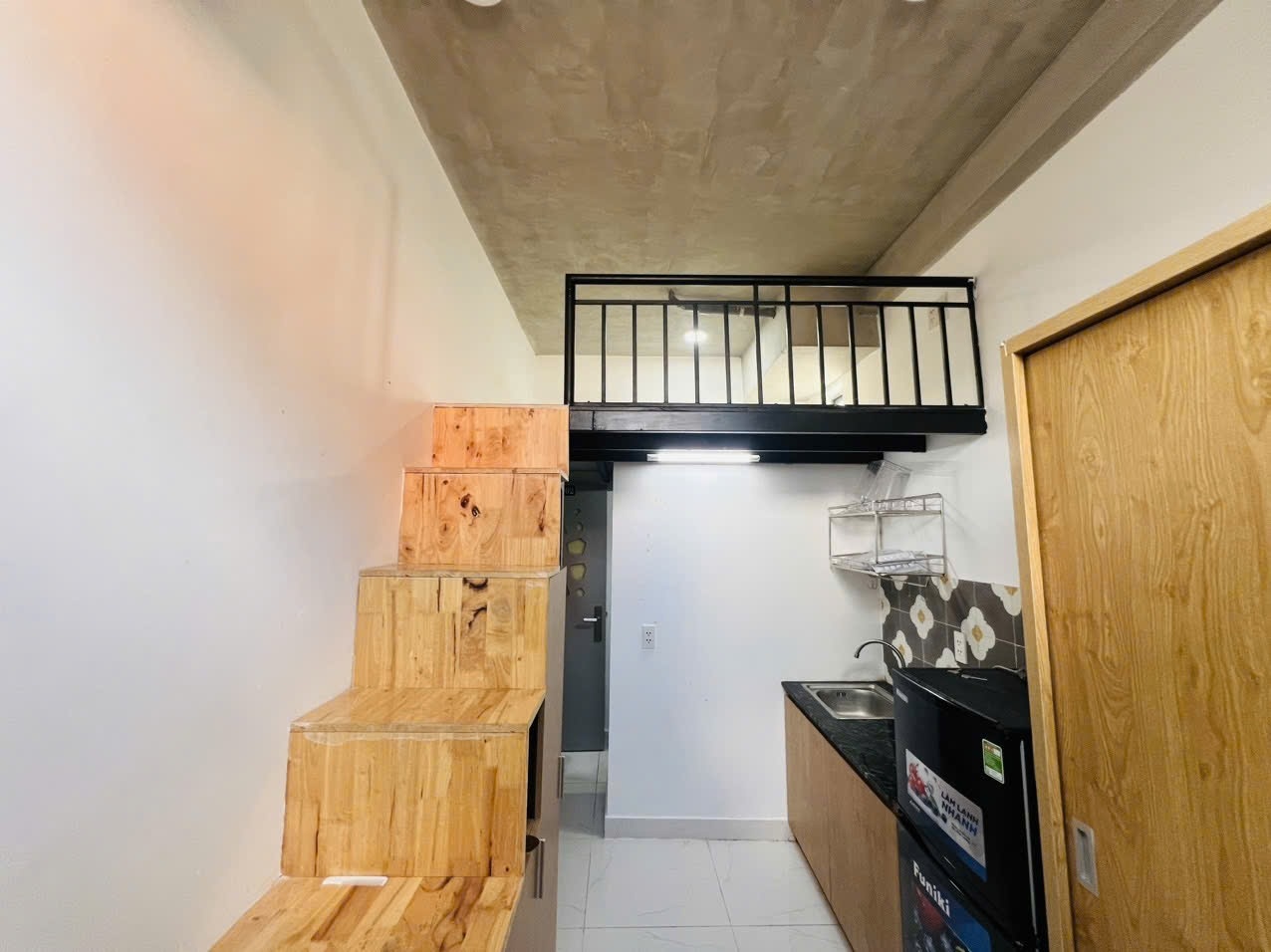 Phòng trọ Duplex 20m2 tại REDHOME  Võ Duy Ninh - Bình Thạnh - Phòng ngủ