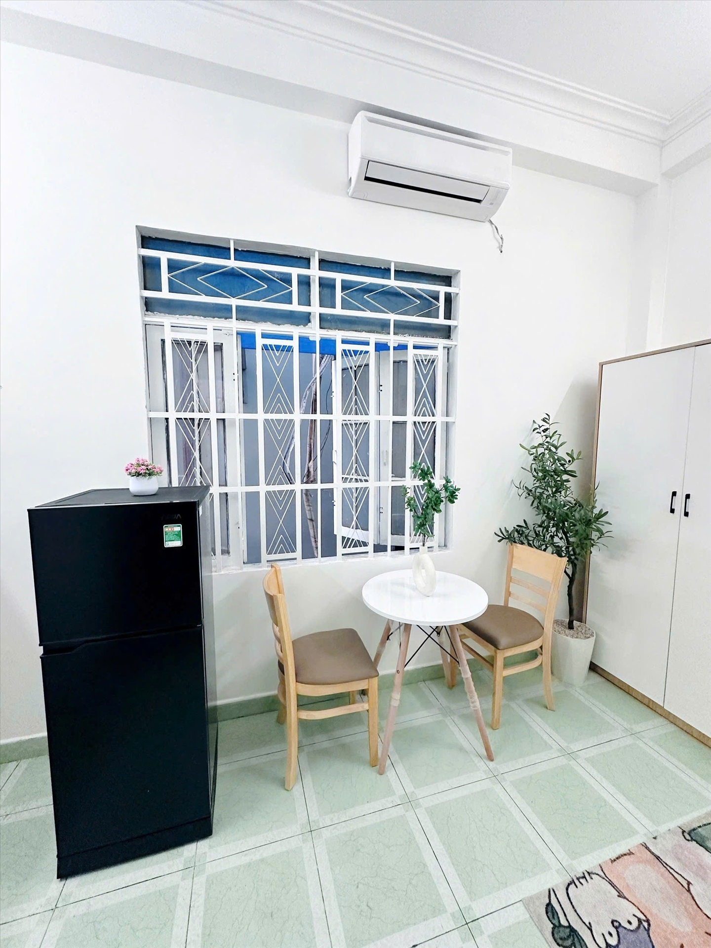 Phòng trọ Studio 25m2 tại Home 365 Bạch Đằng - Tân Bình - Phòng khách