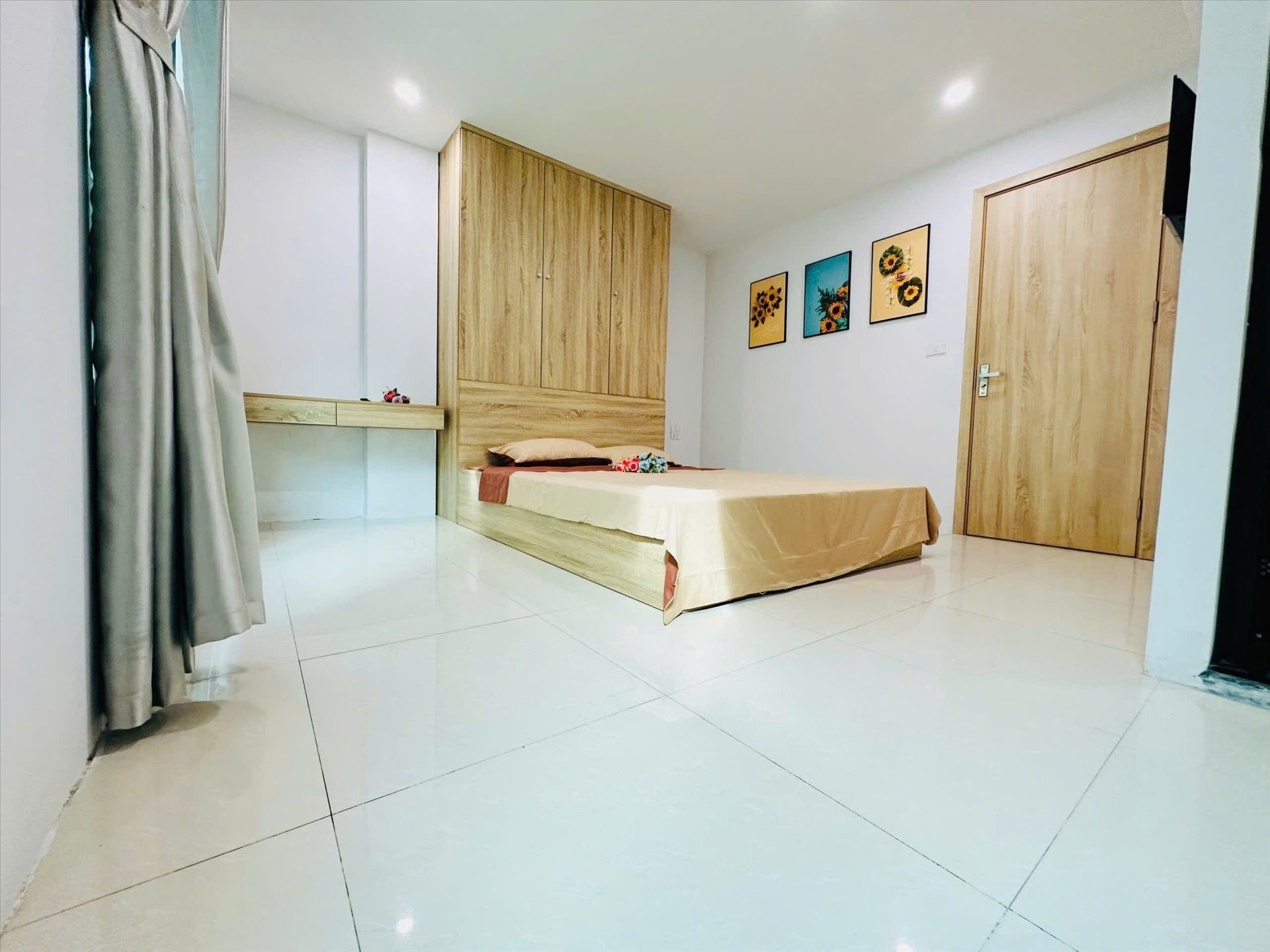 Phòng trọ Studio 24m2 tại TNR Home Nguyễn Khang - Cầu Giấy - Phòng ngủ