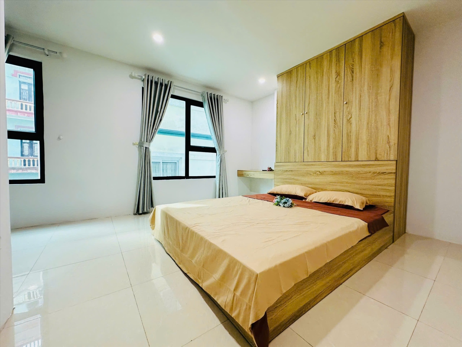 Phòng trọ Studio 24m2 tại TNR Home Nguyễn Khang - Cầu Giấy - Phòng ngủ