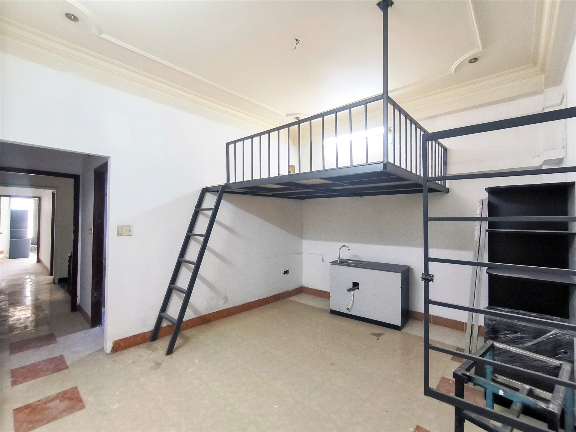 Phòng trọ Duplex 25m2 tại CH Home Tân Phước - Tân Bình - Phòng khách