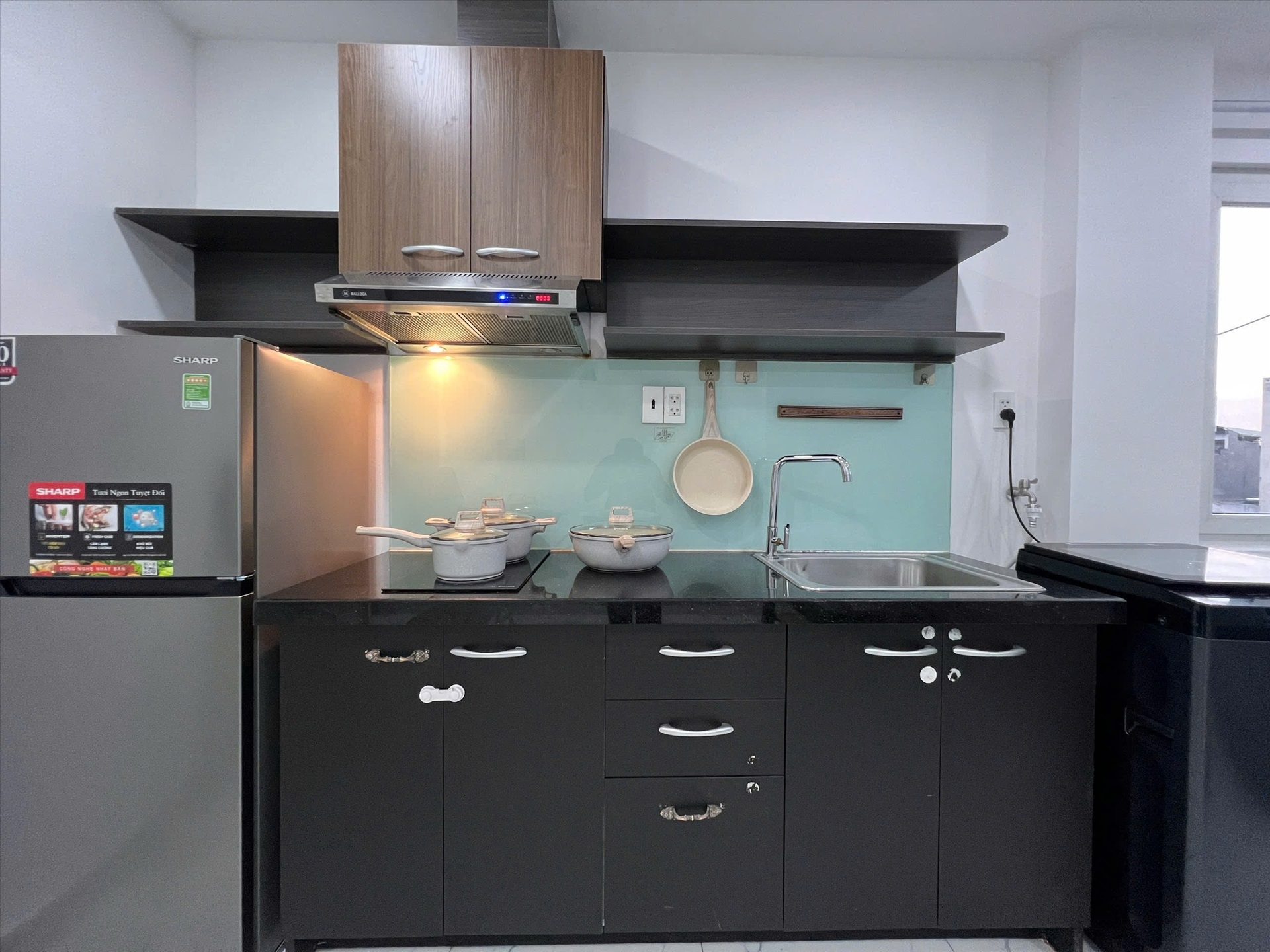 Phòng trọ 1 Phòng ngủ 35m2 tại AQ Home Trường Sơn - Tân Binh  - Phòng bếp