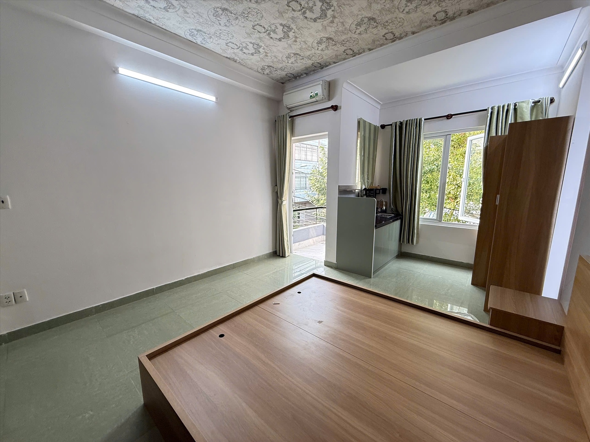 Phòng trọ Studio 35m2 tại AN House Đặng Thuỳ Trâm - Bình Thạnh - Phòng ngủ