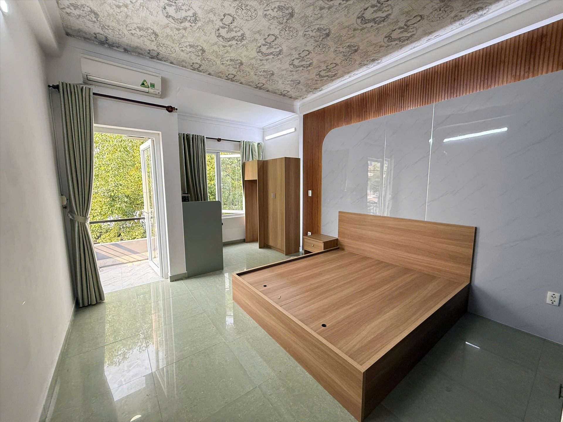 Phòng trọ Studio 35m2 tại AN House Đặng Thuỳ Trâm - Bình Thạnh - Phòng ngủ