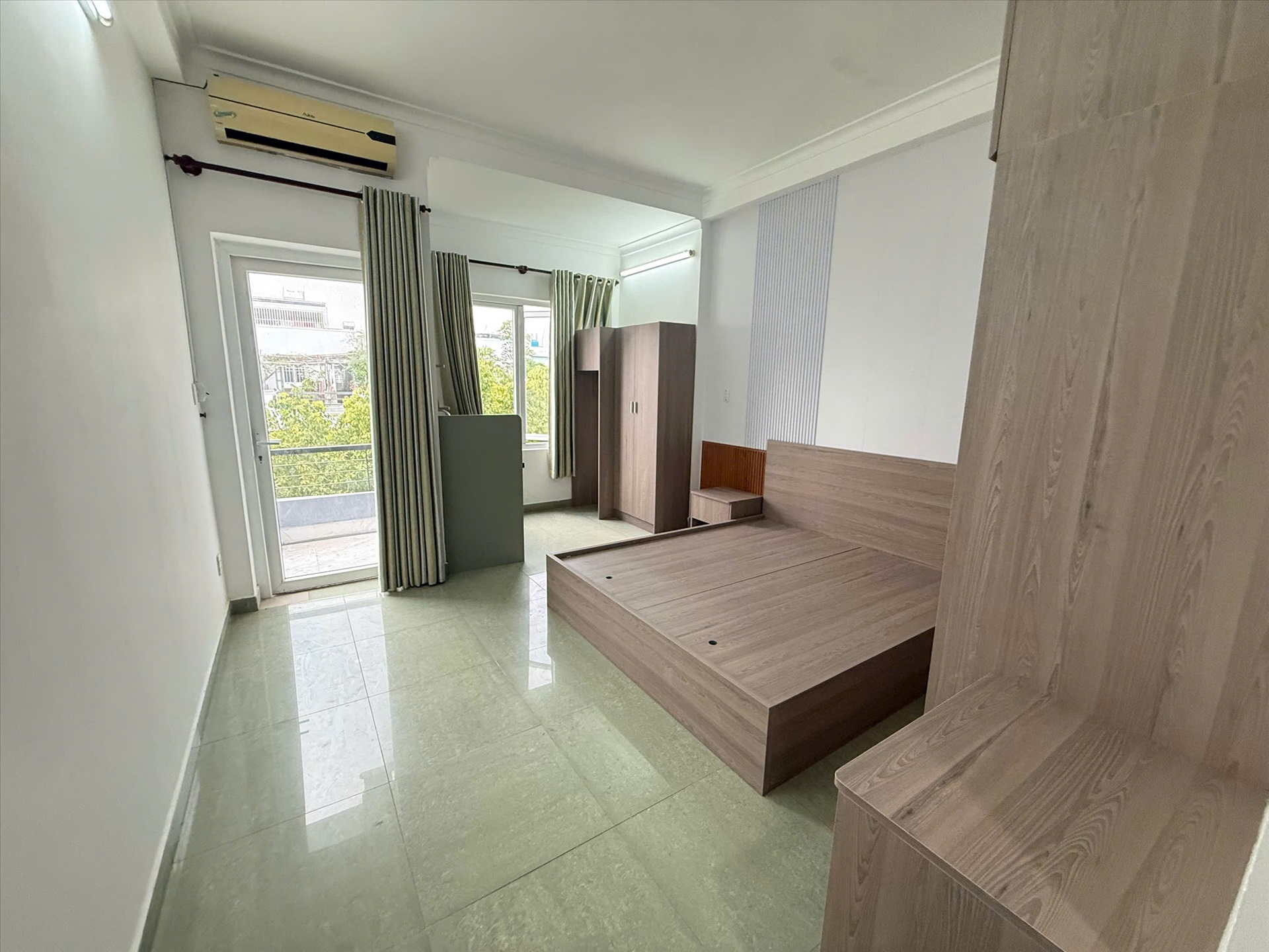 Phòng trọ Studio 35m2 tại AN House Đặng Thuỳ Trâm - Bình Thạnh - Phòng ngủ