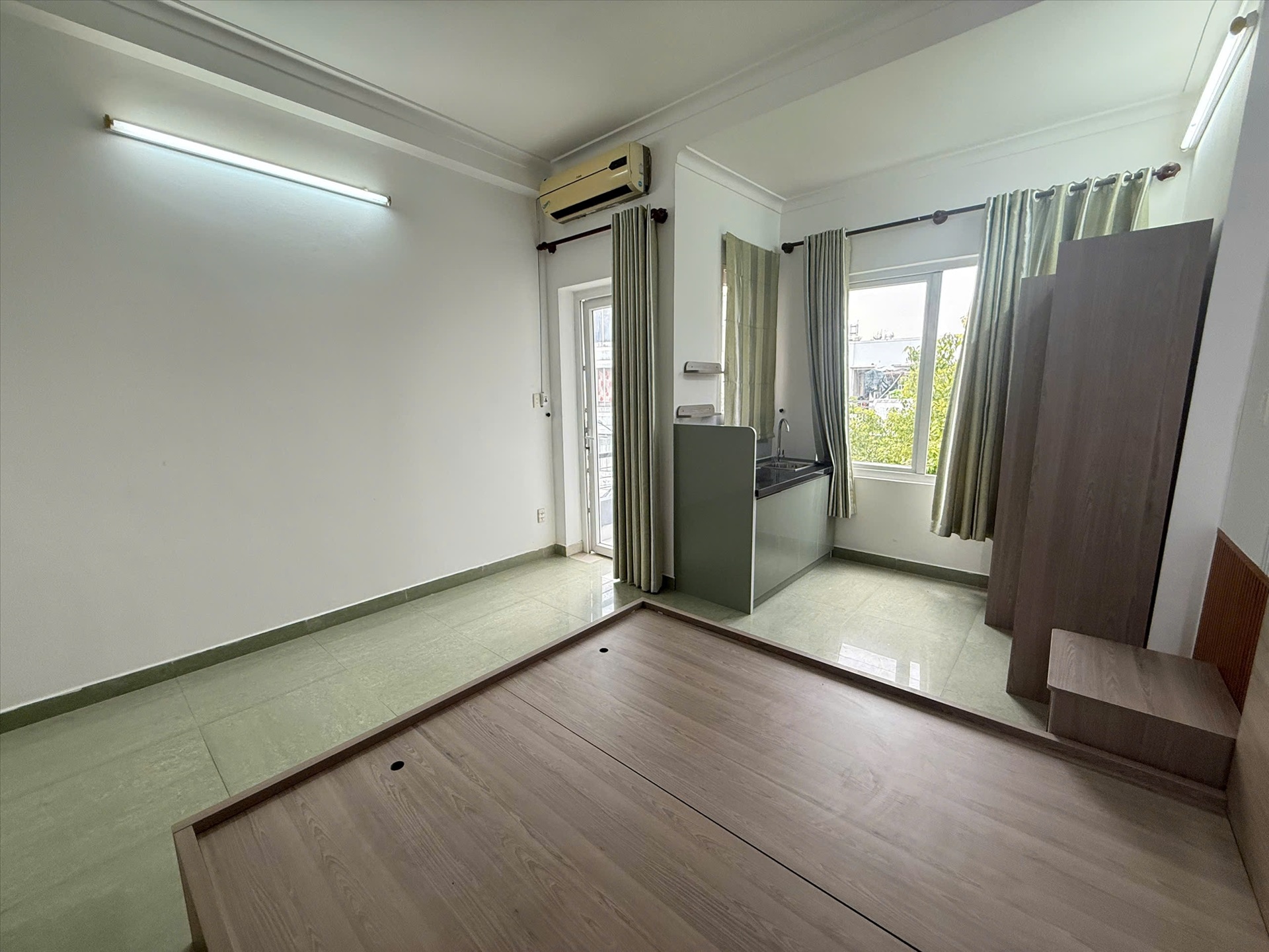Phòng trọ Studio 35m2 tại AN House Đặng Thuỳ Trâm - Bình Thạnh - Phòng ngủ