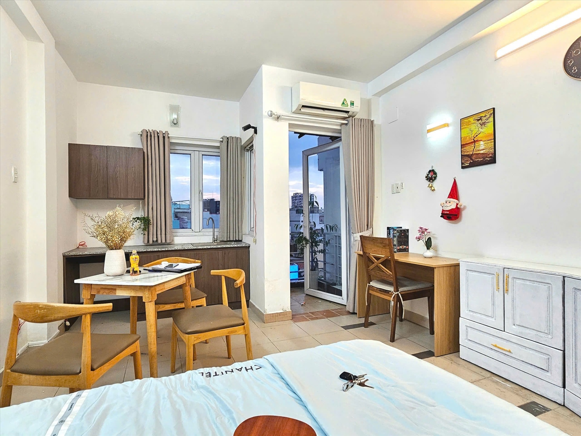 Phòng trọ Studio 35m2 tại DV Home Nơ Trang Long - Bình Thạnh  - Ban công