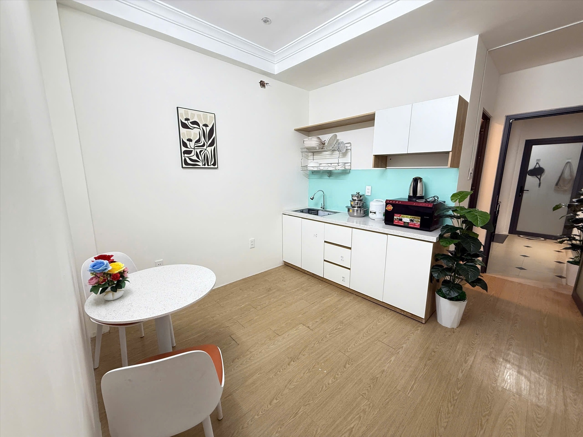 Phòng trọ 1 Phòng ngủ 35m2 tại Jinjoo Home 1 Nguyễn Hữu Cảnh - Bình Thạnh - Phòng bếp