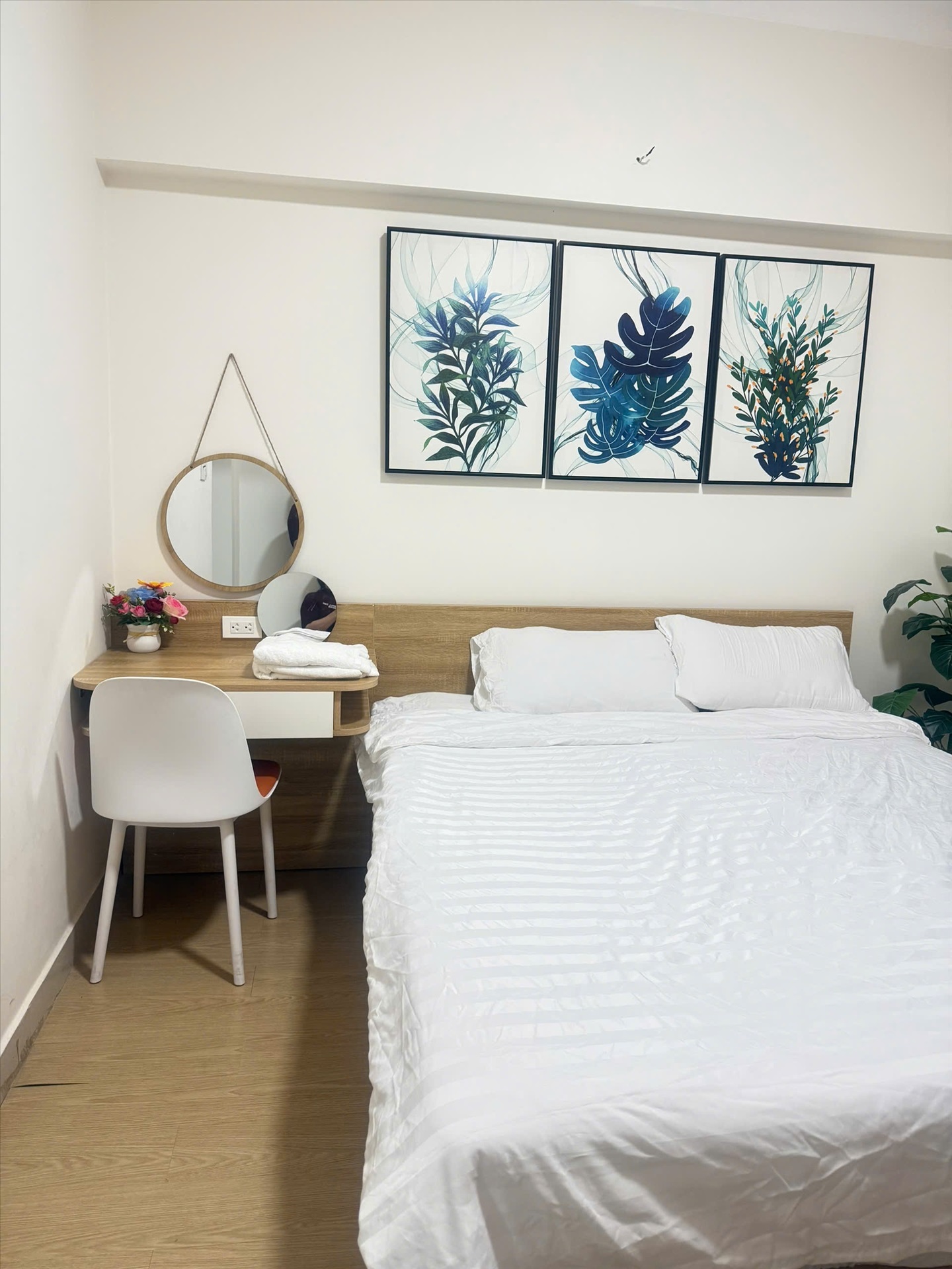 Phòng trọ Studio 25m2 tại Jinjoo Home 1 Nguyễn Hữu Cảnh - Bình Thạnh - Phòng ngủ