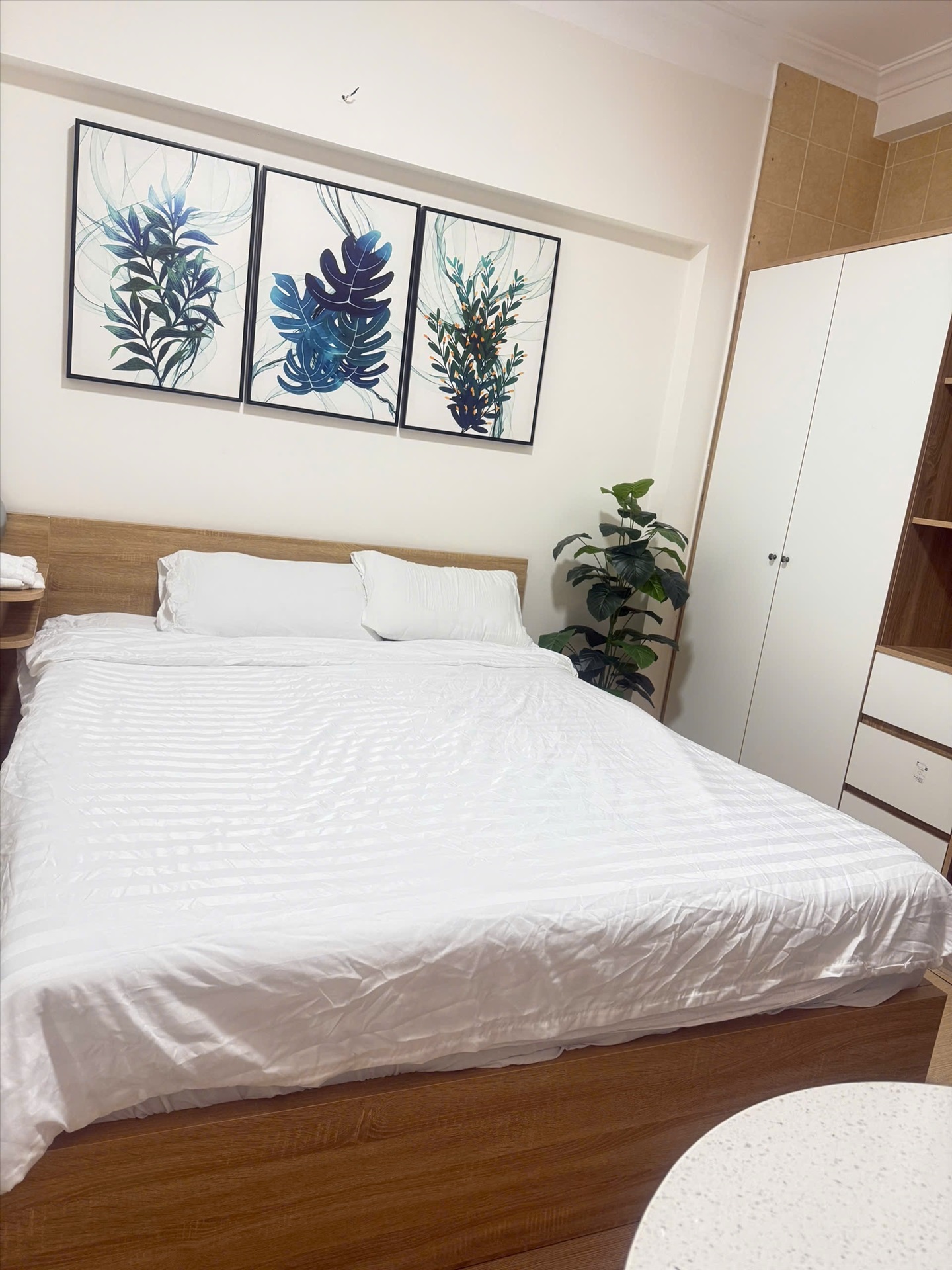 Phòng trọ Studio 25m2 tại Jinjoo Home 1 Nguyễn Hữu Cảnh - Bình Thạnh - Phòng ngủ