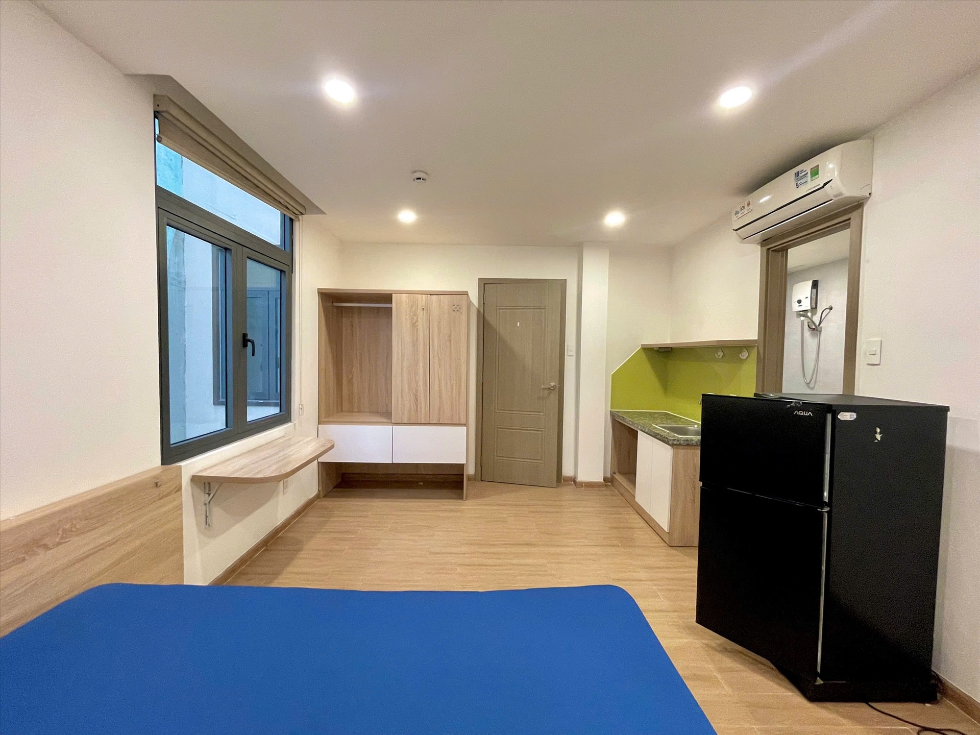 Phòng trọ Studio 25m2 tại HV Home Cù Lao - Phú Nhuận - Phòng ngủ