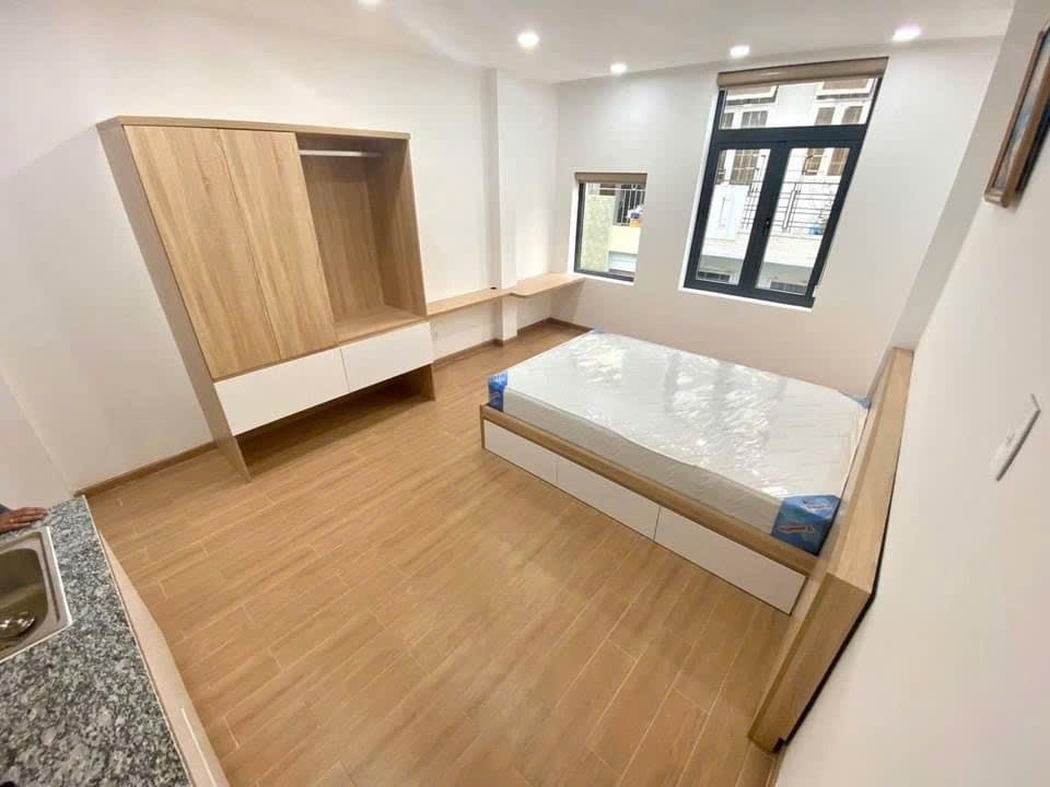 Phòng trọ Studio 25m2 tại HV Home Cù Lao - Phú Nhuận - Phòng ngủ