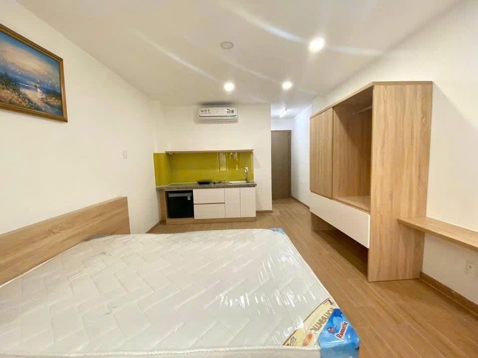 Phòng trọ Studio 25m2 tại HV Home Cù Lao - Phú Nhuận - Phòng ngủ